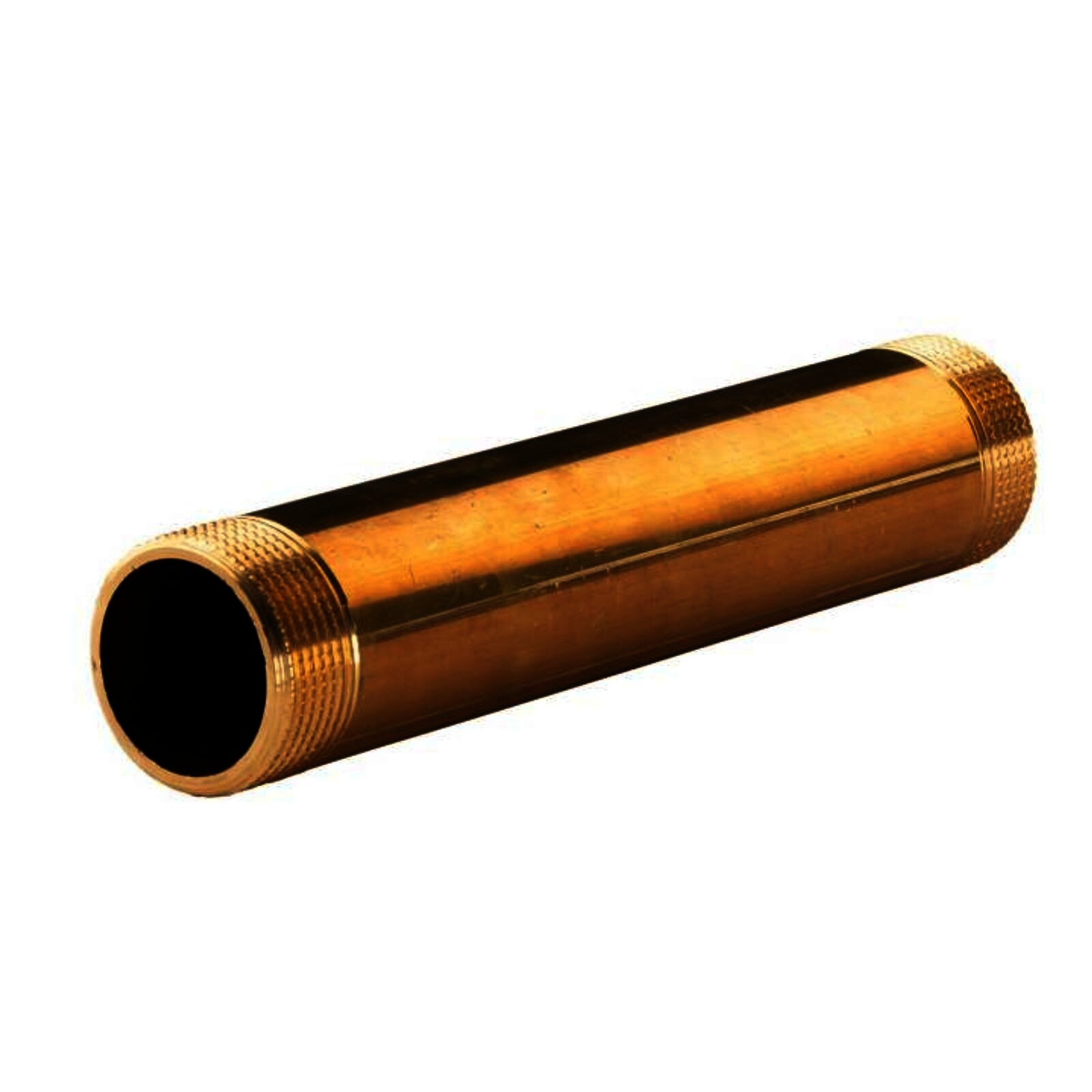 Messing Gewinde-Fitting Distanzdoppelnippel 1 1/4" - 1 1/4" L= 200mm, schwere Ausführung