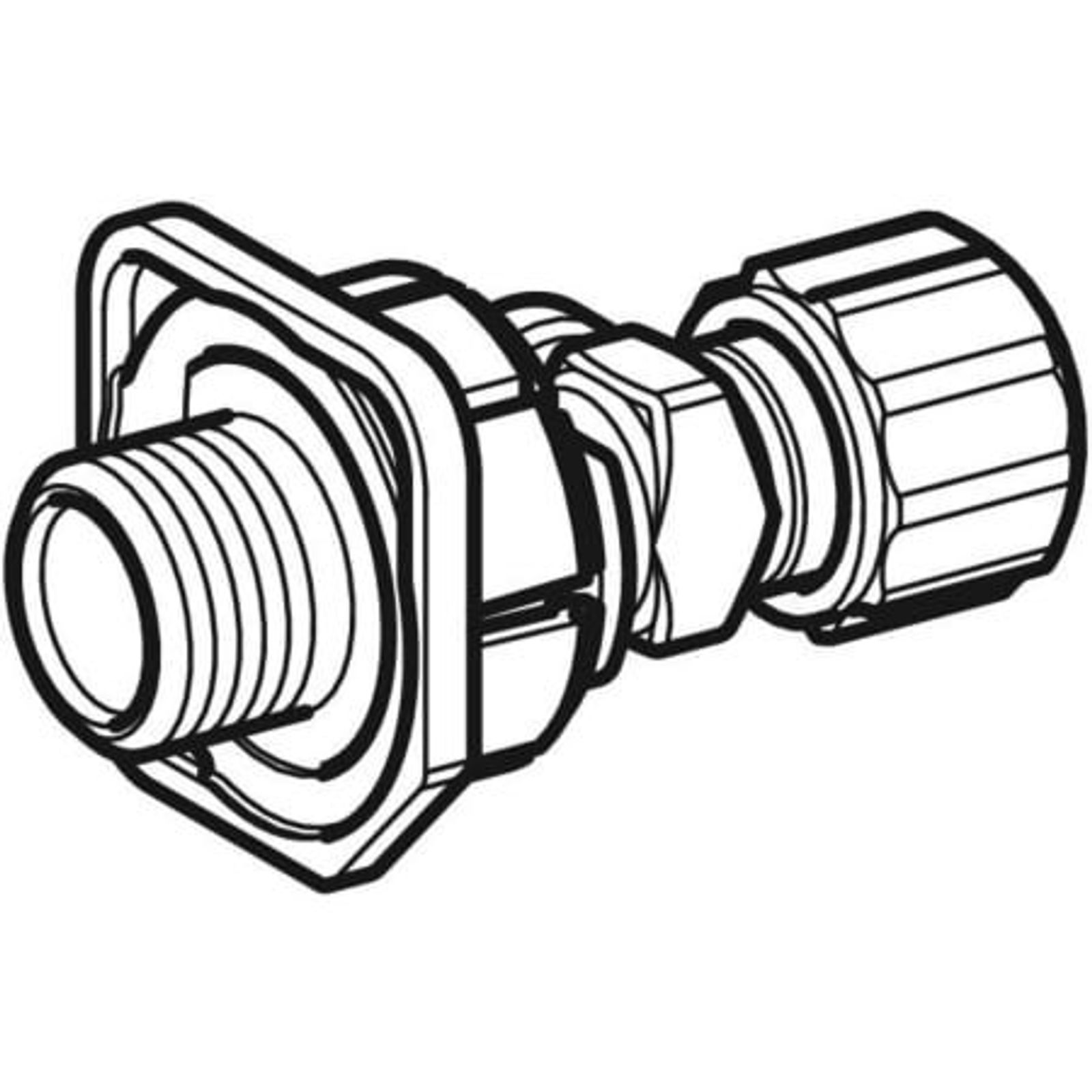 Geberit Wasseranschluss zu UP-SPK Sigma Omega und Kappa