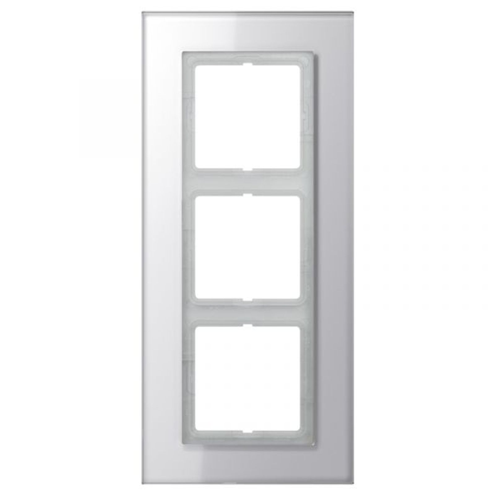 Jung Einbaurahmen 3-fach alpinweiß glänzend Glas LS / LS PLUS LSP 983 GL WW für GEB-K