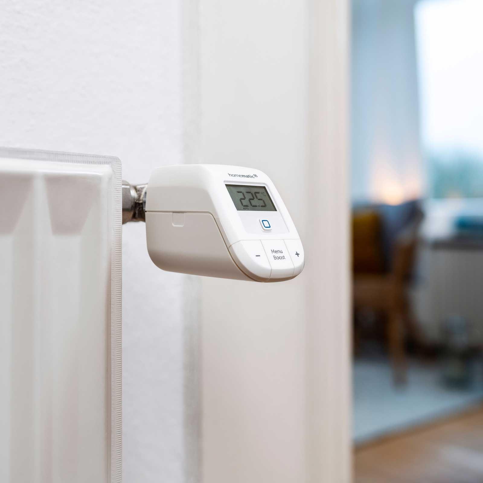 Homematic IP Smart Home Starter Set Heizen - Access Point 2 + 2x Heizkörperthermostat basic HmIP-eTRV-B-2