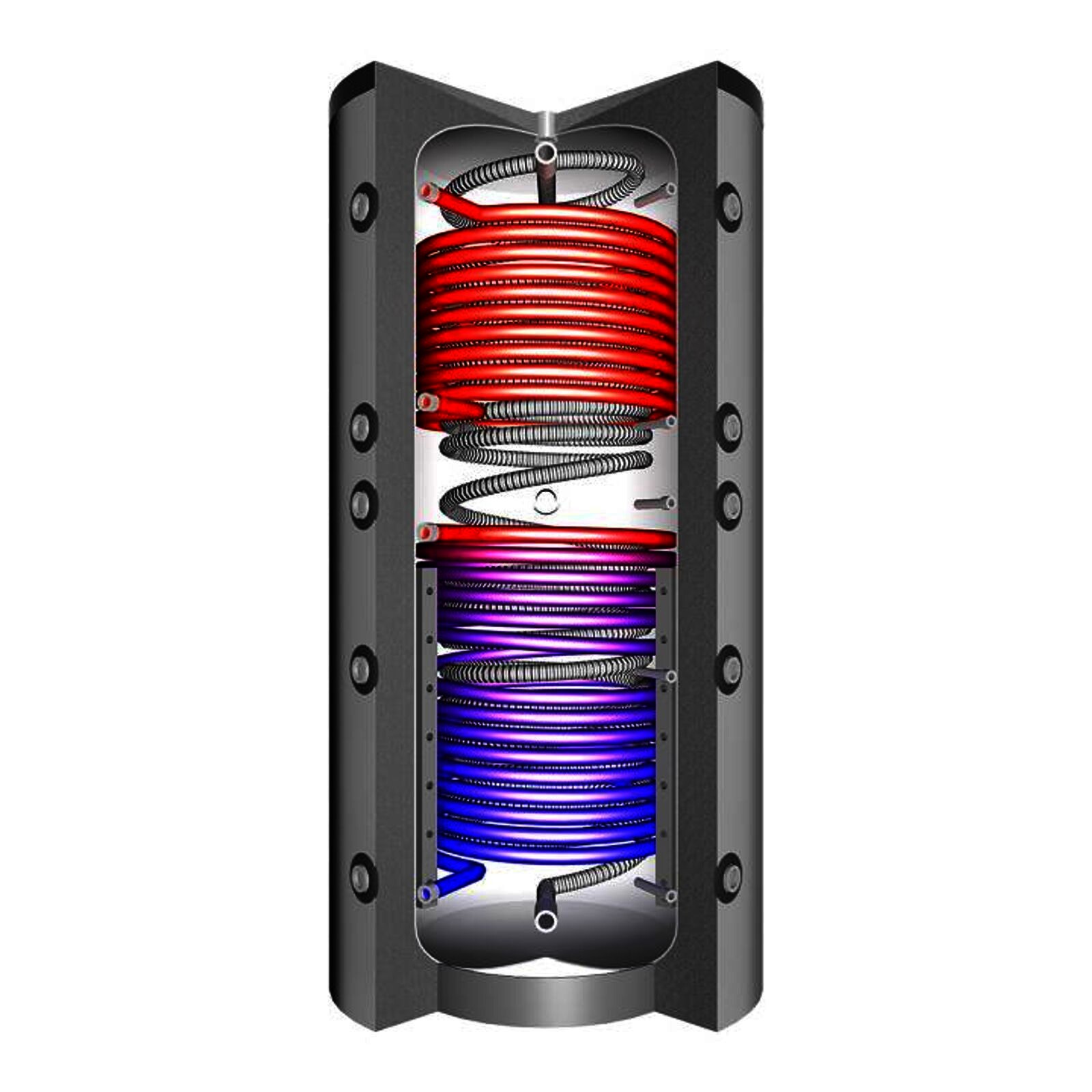 Juratherm Hygiene-Kombispeicher EHSS 900 mit zwei Wärmetauschern