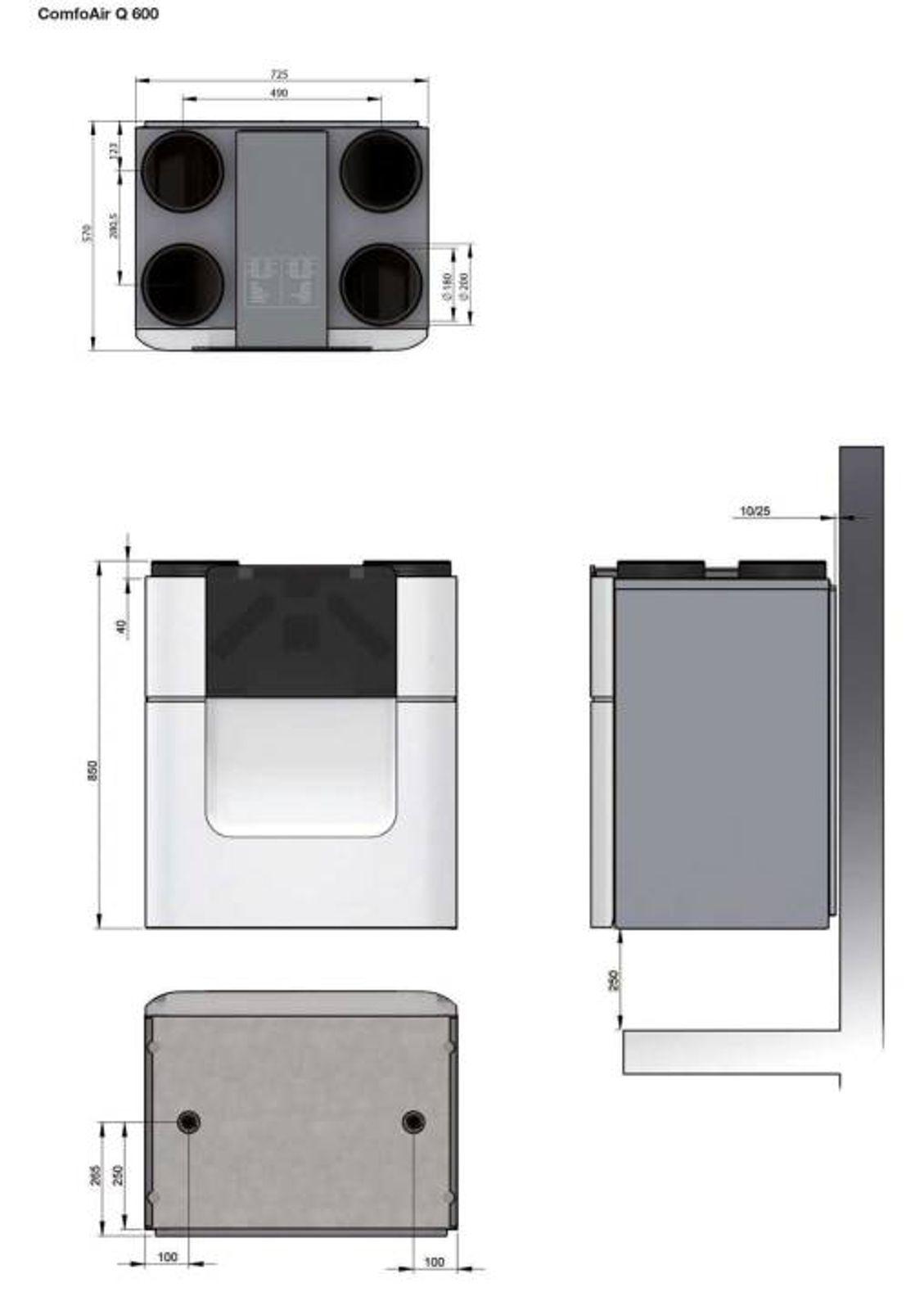 Zehnder Lüftungsgerät ComfoAir Q600 ST