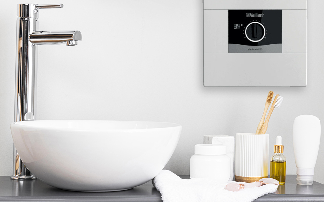 Durchlauferhitzer im Bad
