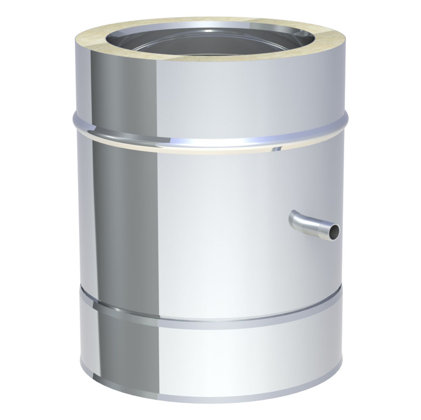 Jeremias DW-ECO 2.0 Entwässerungselement 250 mm für horizontalen und vertikalen Einbau, mit 1/2" Nippel Edelstahl