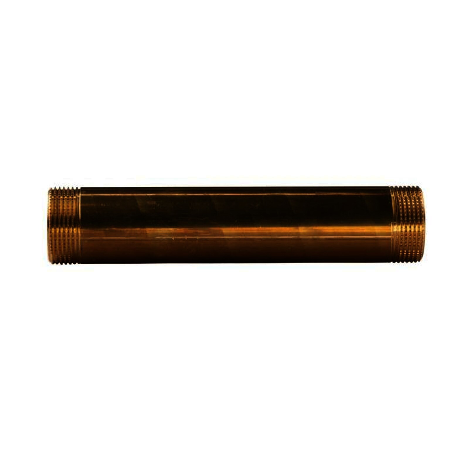 Messing Gewinde-Fitting Distanzdoppelnippel 1 1/4" - 1 1/4" L= 200mm, schwere Ausführung