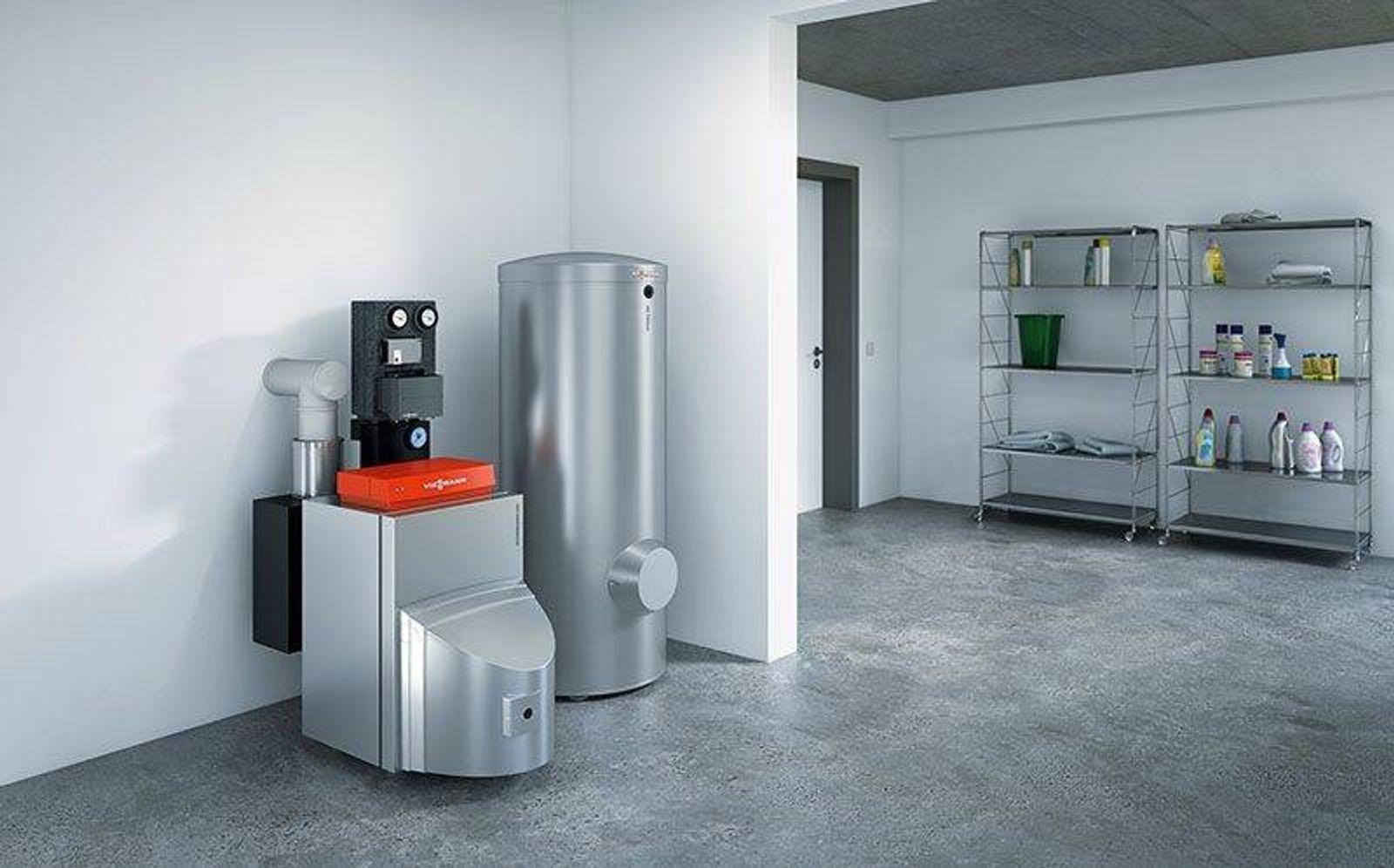 Viessmann Öl-Brennwert-Heizgerät Vitorondens 200-T BR2A 20,2 kW mit Mischer 200L Speicher-Wassererwärmer Vitocell 100-H CHA