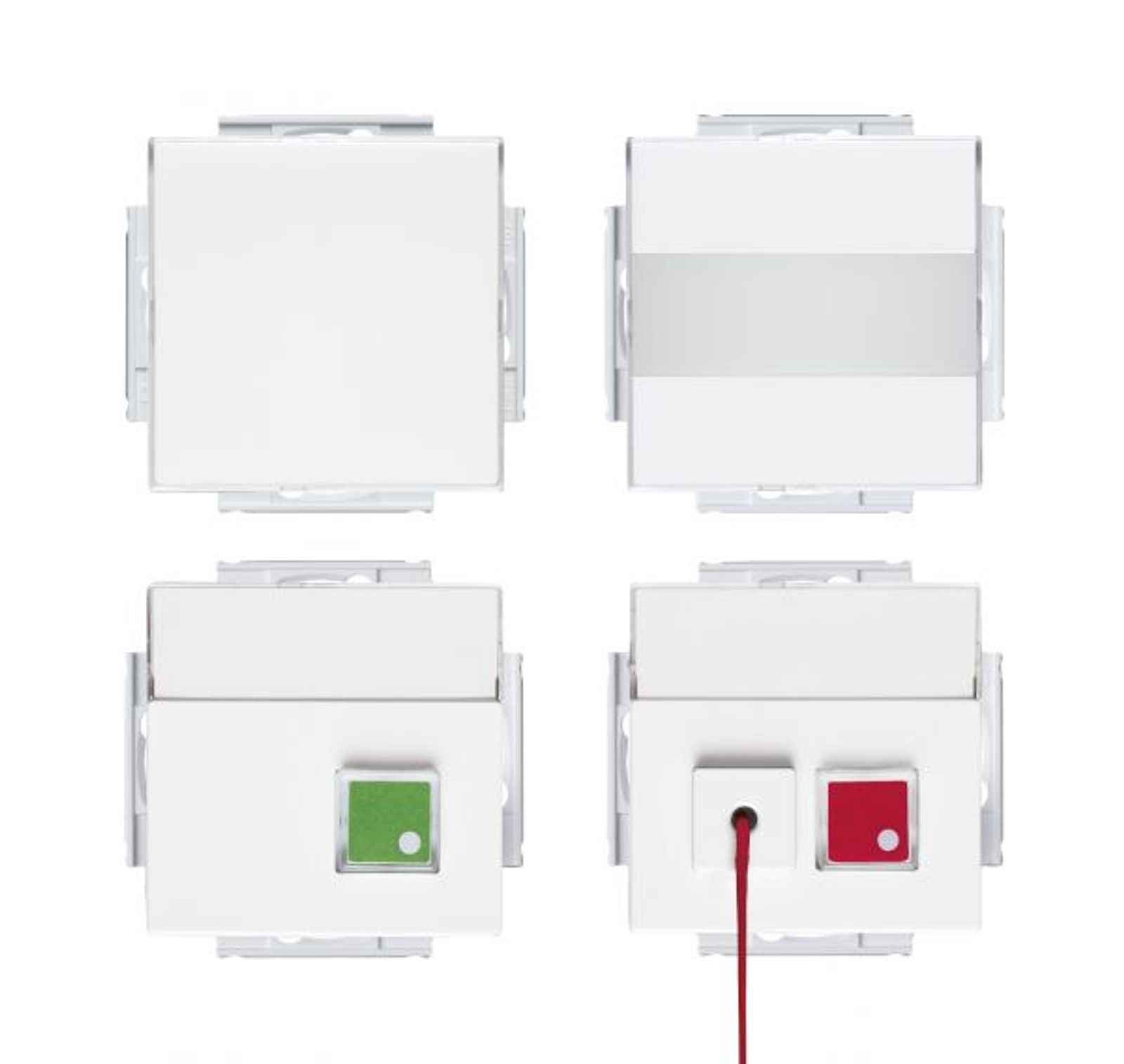 Busch-Jaeger 1510 UC-84-101 Ruf-Set für Behinderten-WC Nach DIN VDE 0834