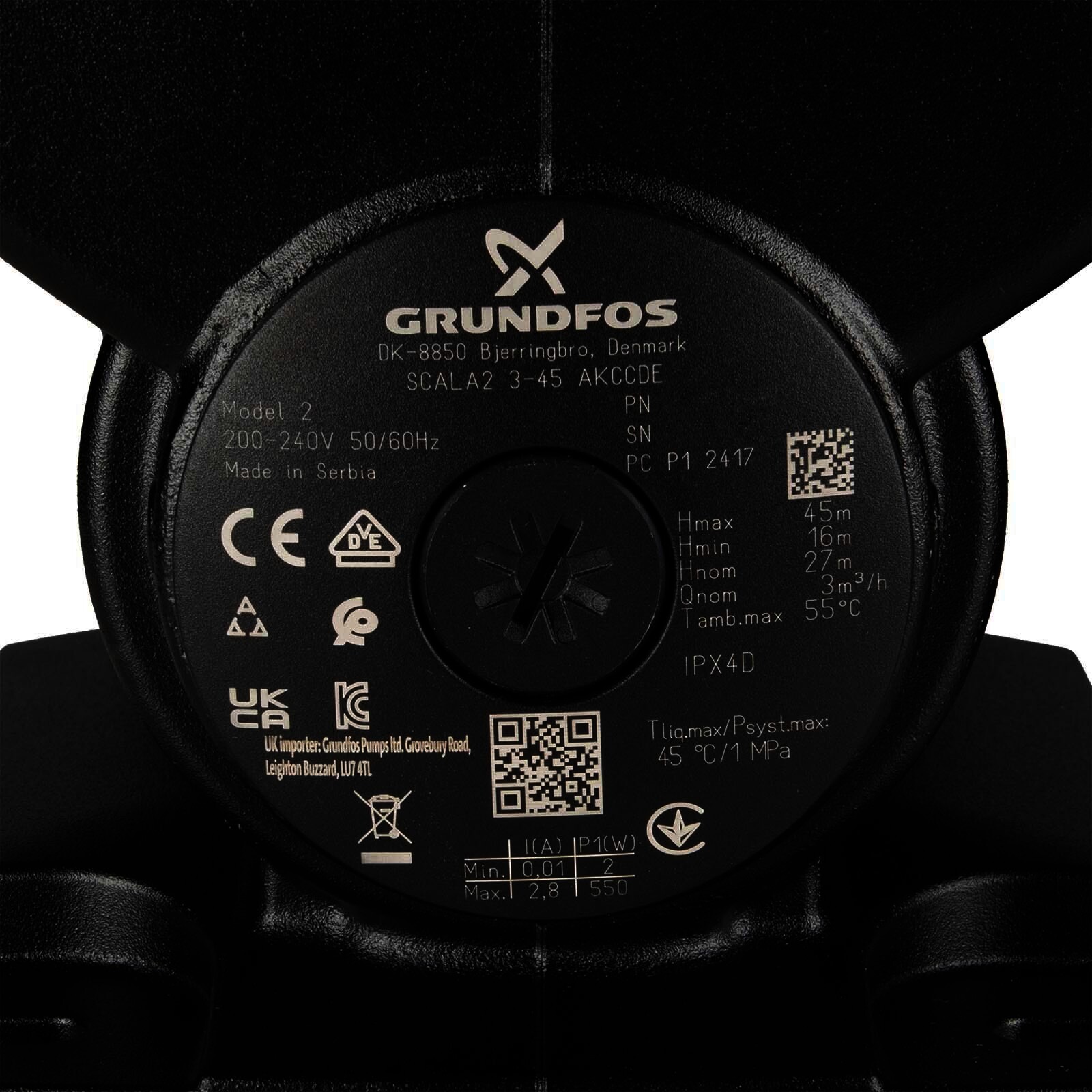 Grundfos Hauswasserwerk SCALA2 3-45