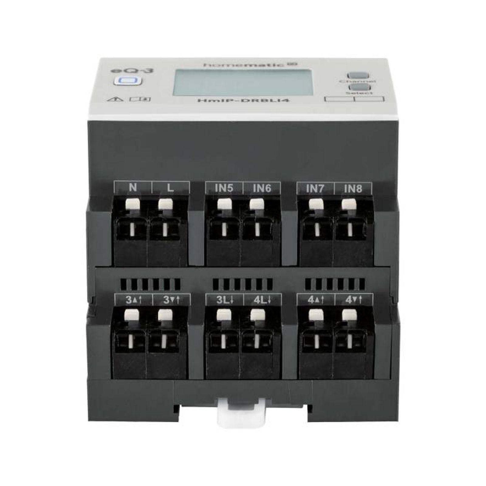 Homematic IP Smart Home Jalousieaktor für Hutschienenmontage - 4-fach HmIP-DRBLI4