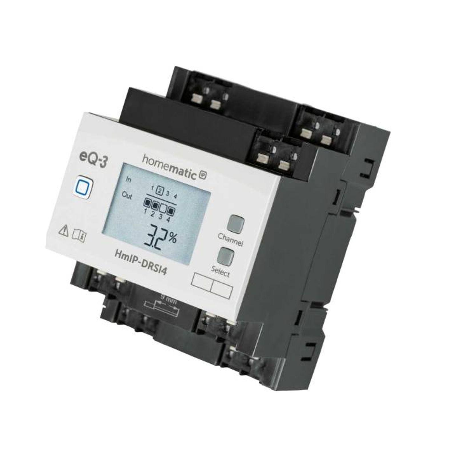 Homematic IP Smart Home Schaltaktor für Hutschienenmontage - 4-fach HmIP-DRSI4