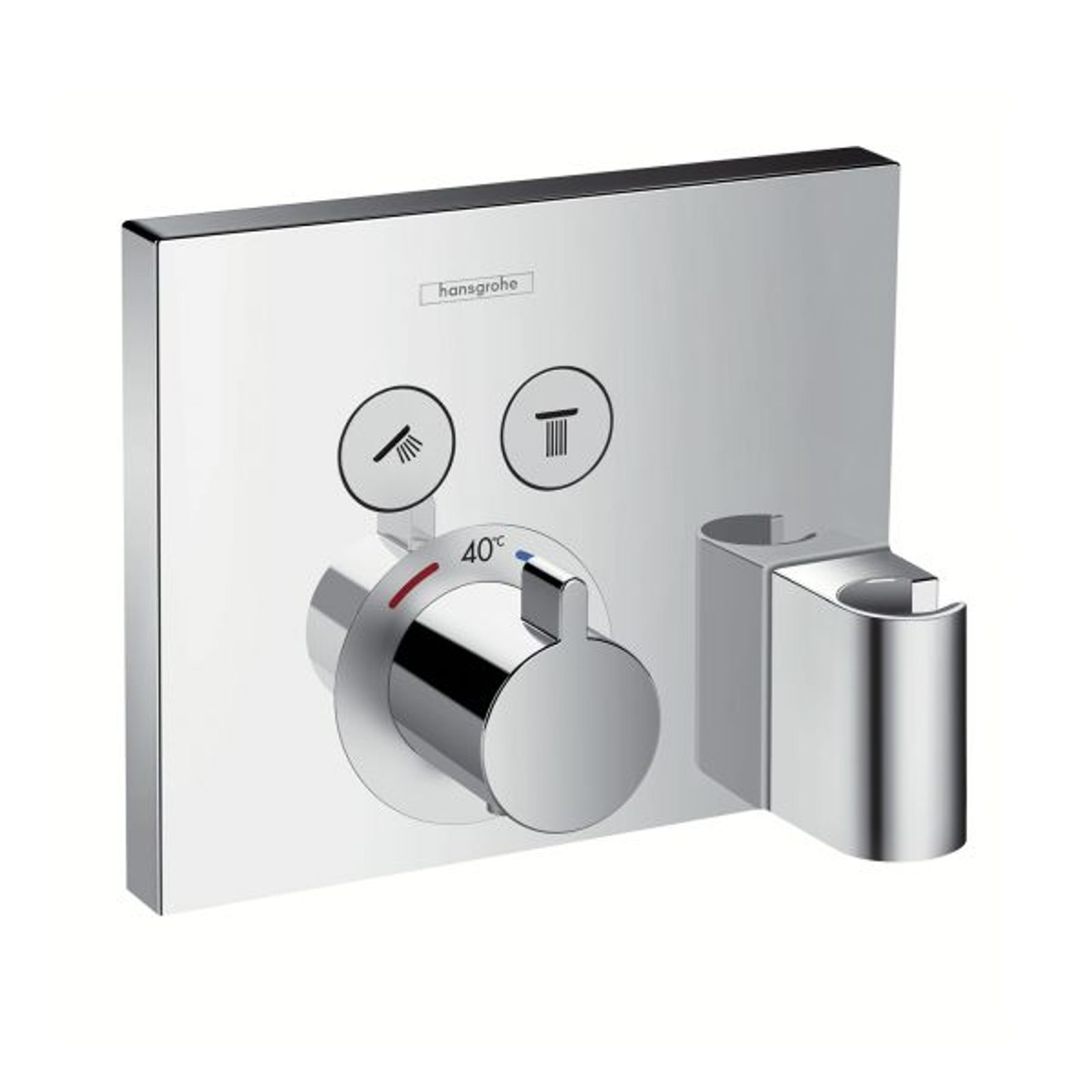 hansgrohe Thermostat Unterputz ShowerSel FS 2 Verbraucher chrom m Fixfit u Porter