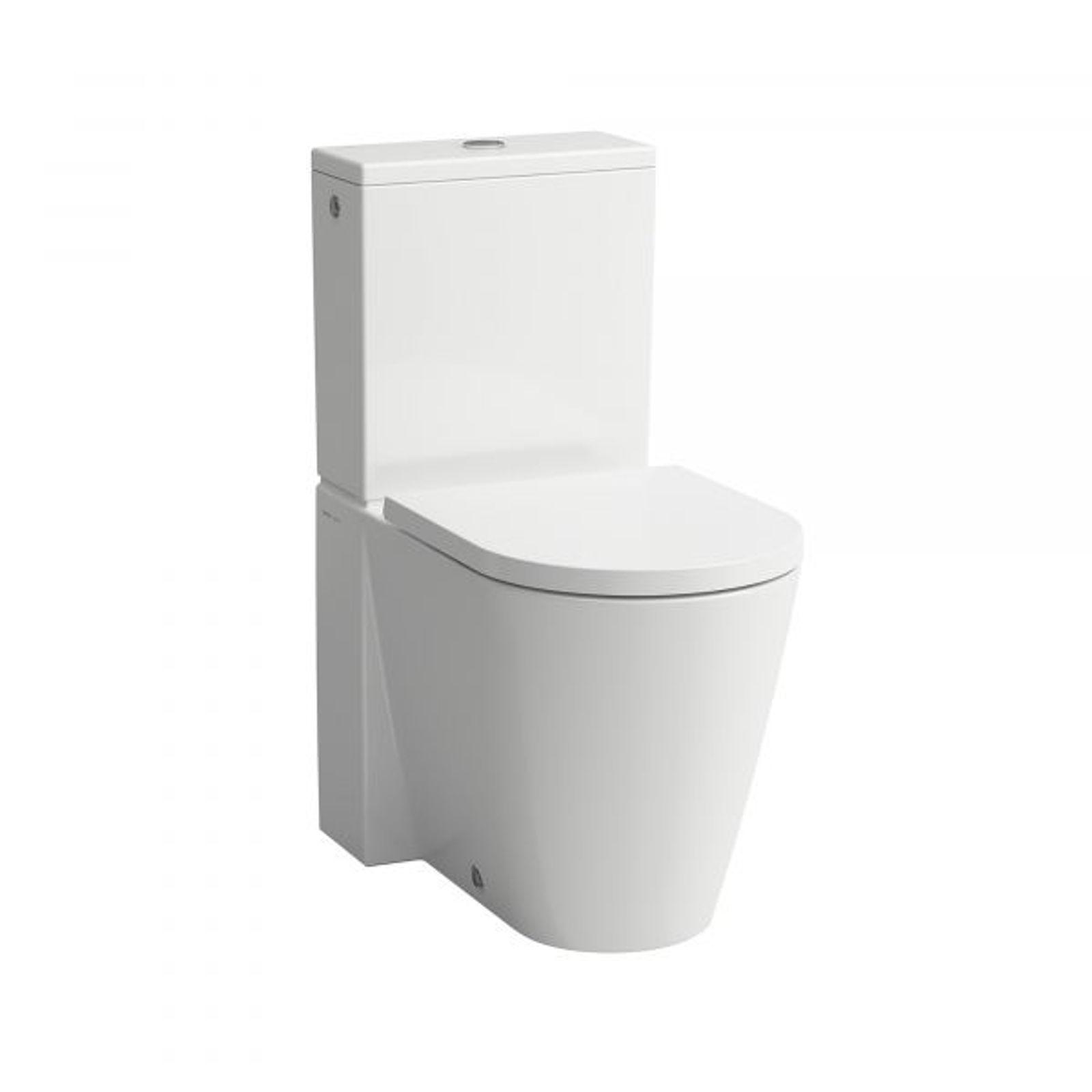 LAUFEN Stand-Tiefspül WC-Kombi Kartell 370x660 VARIO-Abg spülrandlos LCC weiß