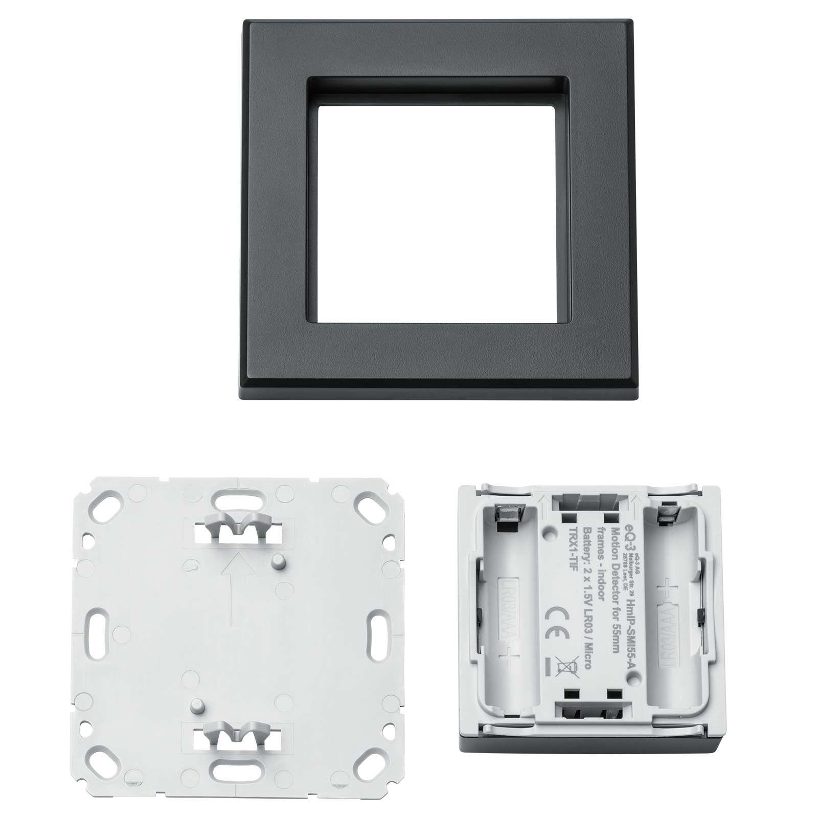 Homematic IP Smart Home Bewegungsmelder für 55er Rahmen innen HmIP-SMI55-A anthrazit