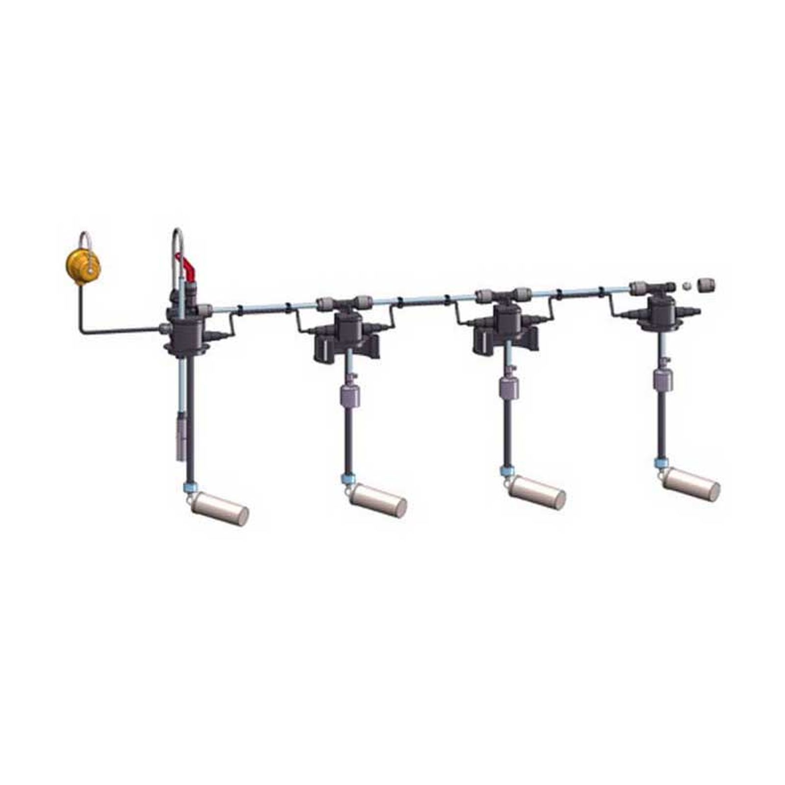 Dehoust Entnahme-Set für 4 Öl-Tanks kommunizierend