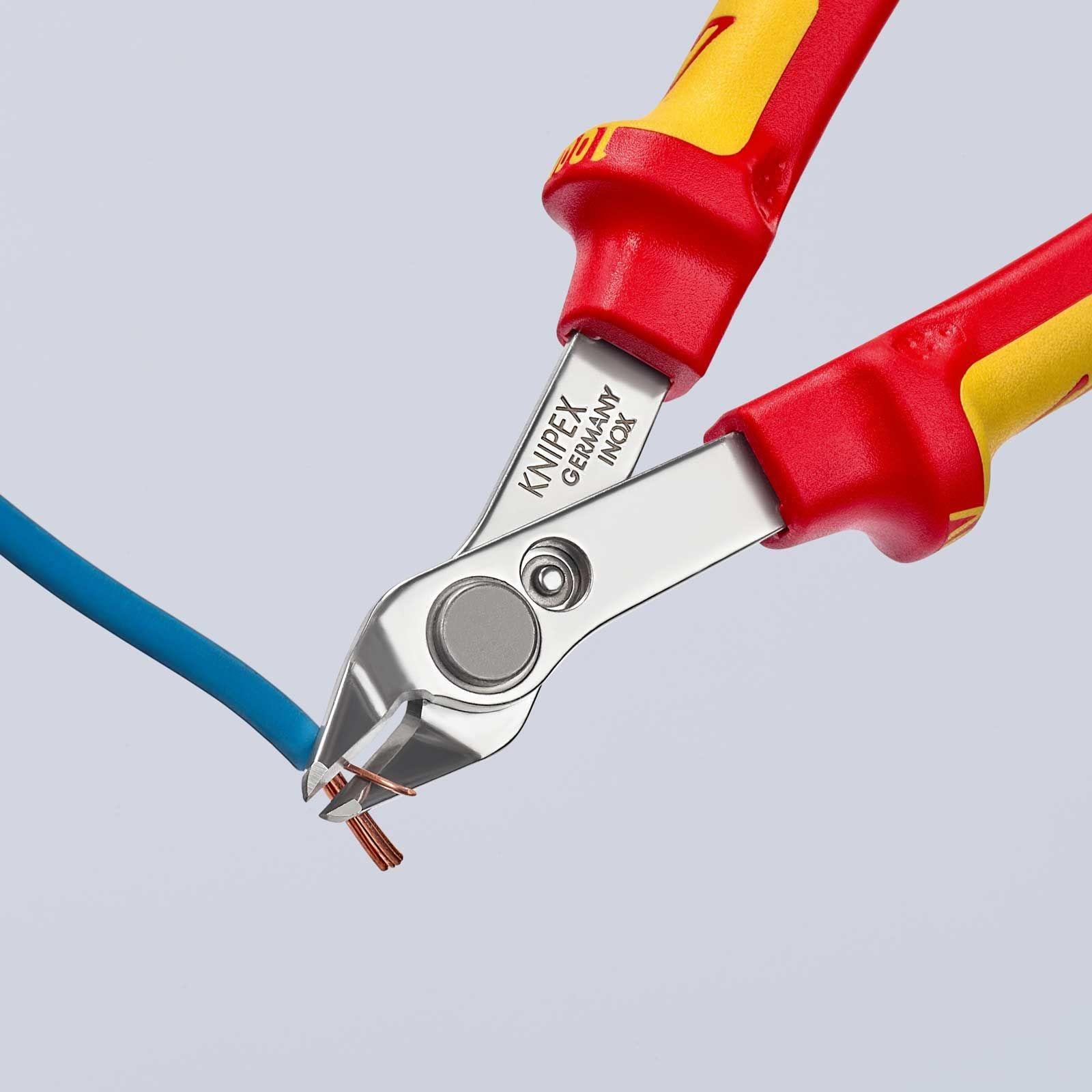 KNIPEX Electronic Super Knips® VDE-geprüfte Präzisionszange 125 mm