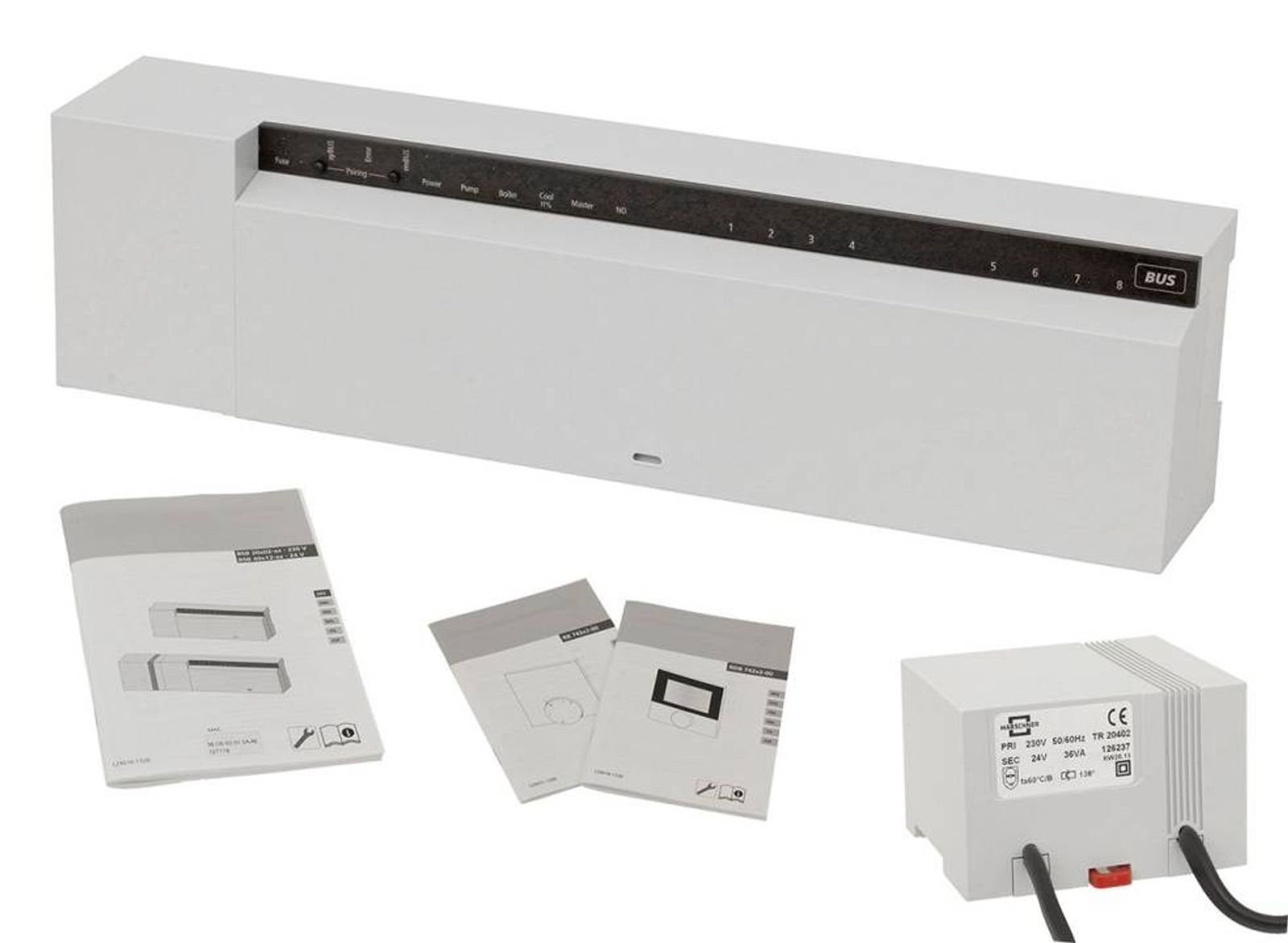 Möhlenhoff Anschlussleiste Alpha 2 Basisstation BUS 24 V, 8 Zonen, Ethernet