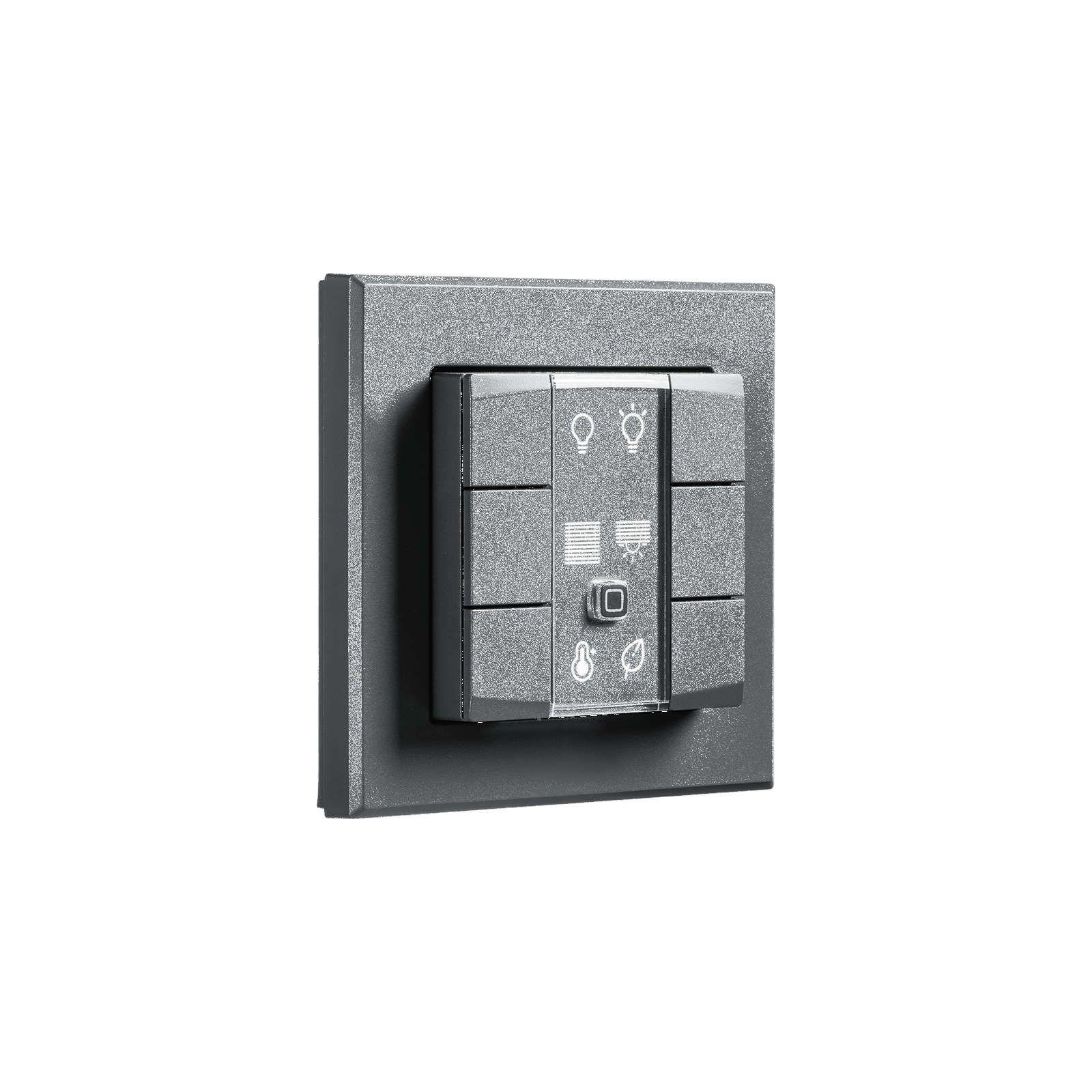 Homematic IP Smart Home Wandtaster HmIP-WRC6 - 6-fach anthrazit