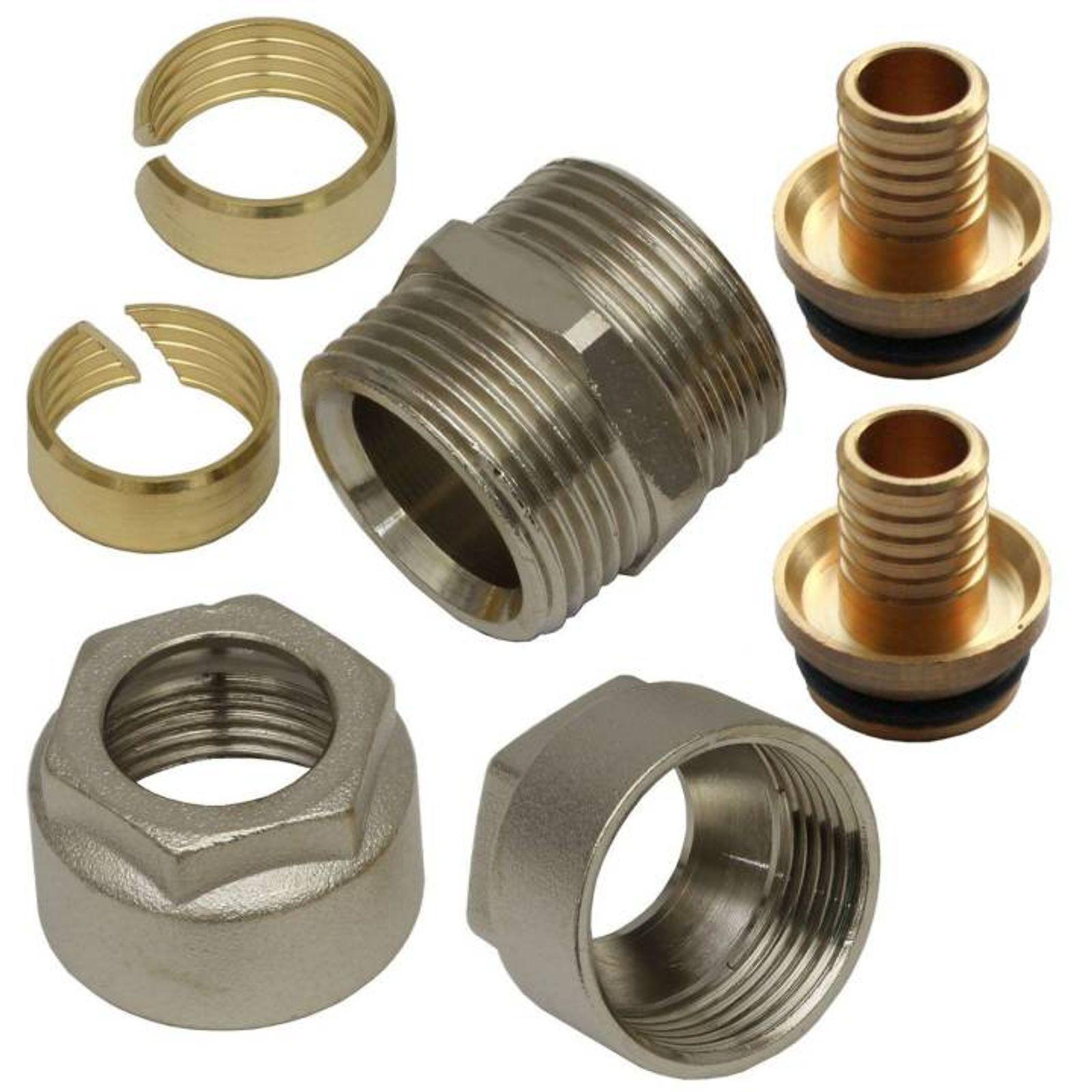 Rohrkupplung Universal 17 x 2 mm 20 Stück