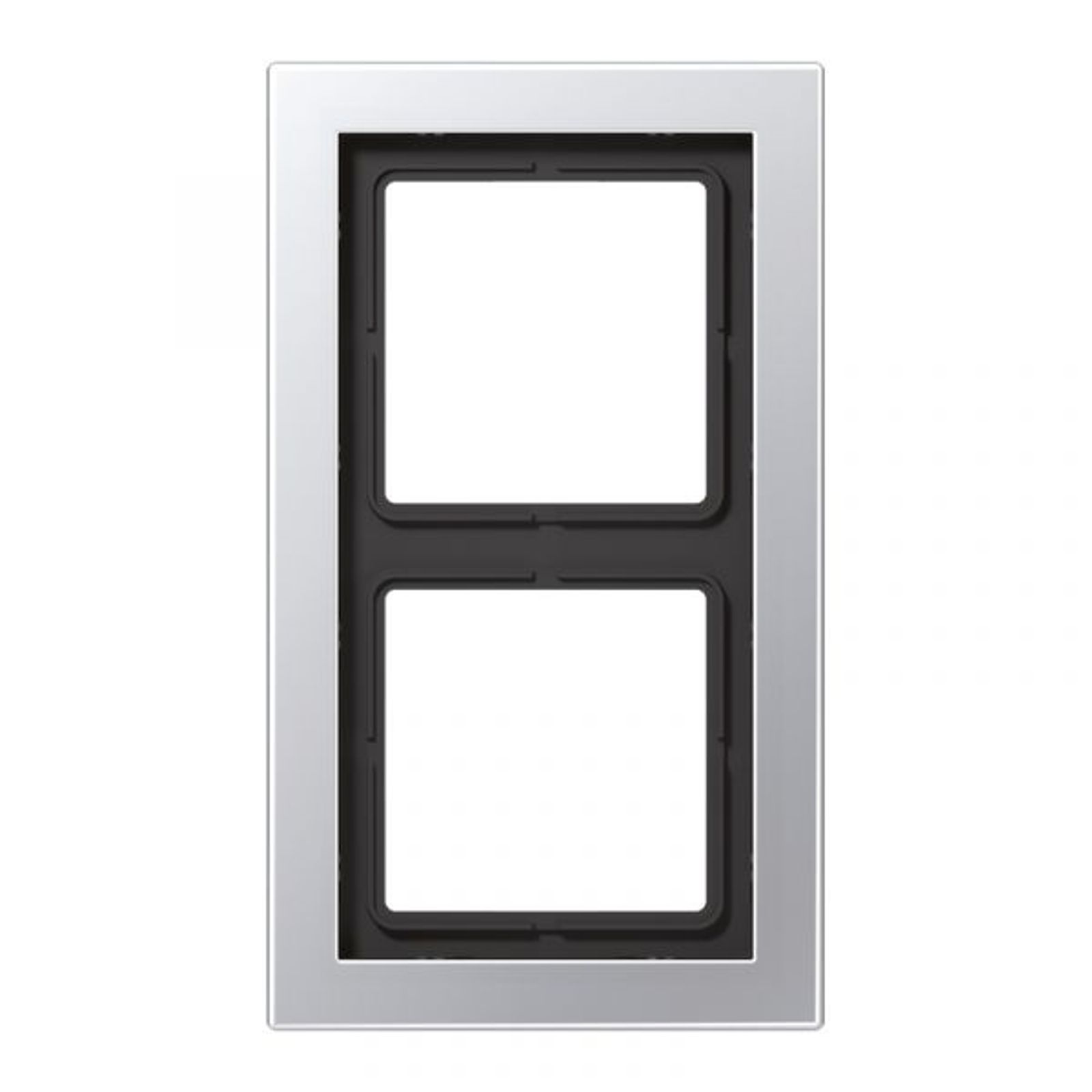Jung Einbaurahmen 2-fach alu mit Metall LS / LS-DESIGN ALD 2982 für GEB-K