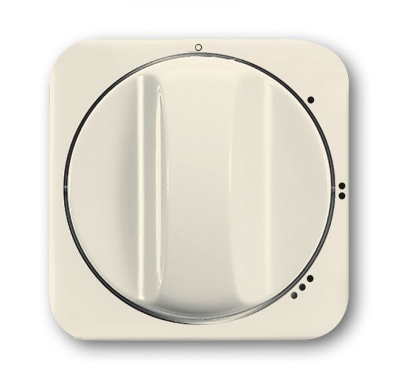 Busch-Jaeger 2542 DR/01-212 Zentralscheibe mit Drehgriff, mit Aufdruck