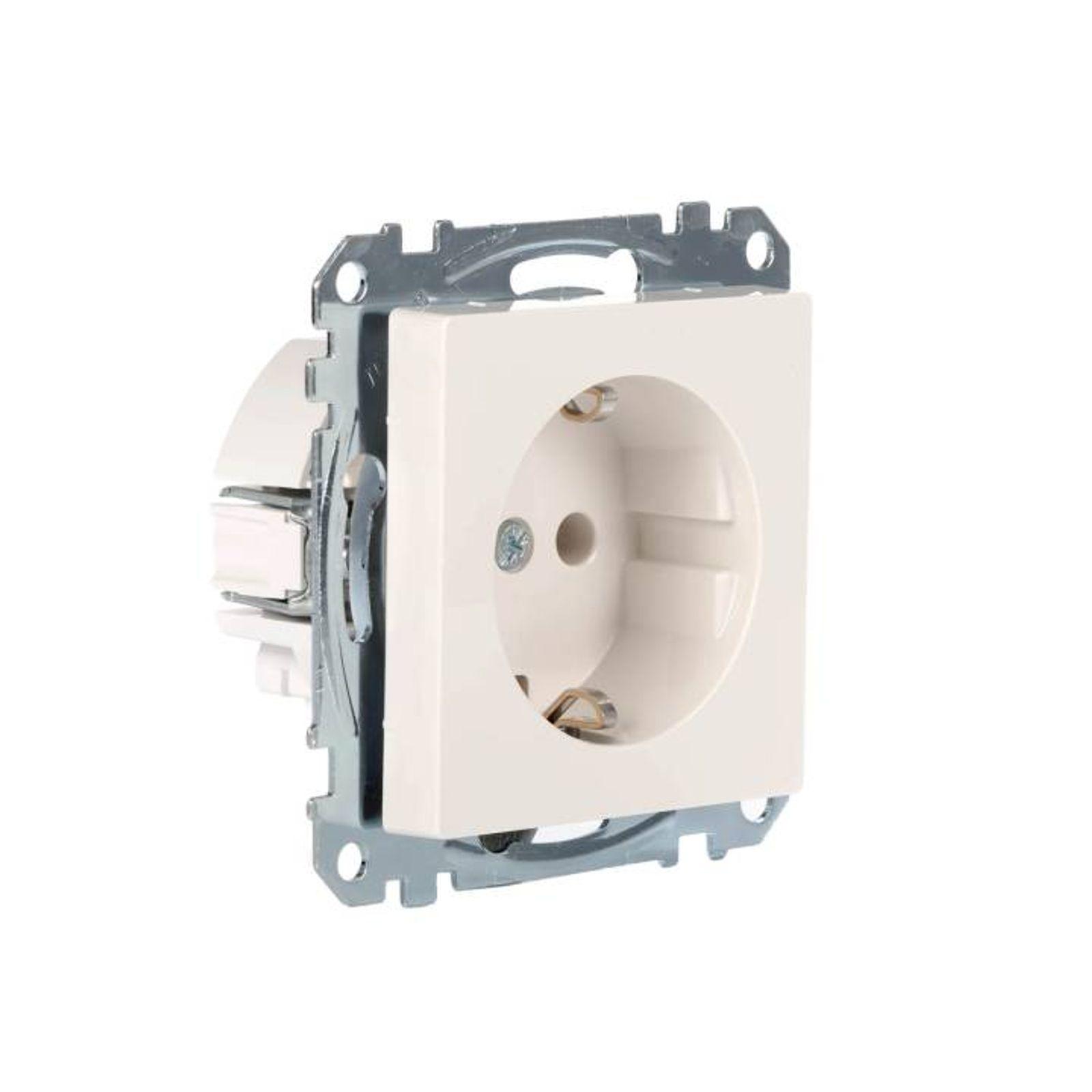 Merten System M SCHUKO-Steckdose MEG2301-0319 polarweiß glänzend