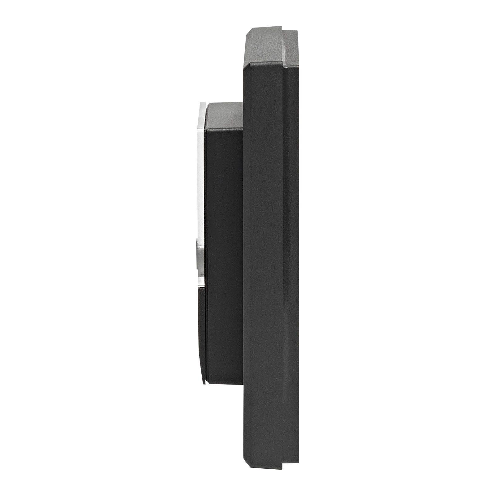 Homematic IP Smart Home Temperatur- und Luftfeuchtigkeitssensor mit Display innen HmIP-STHD-A anthrazit