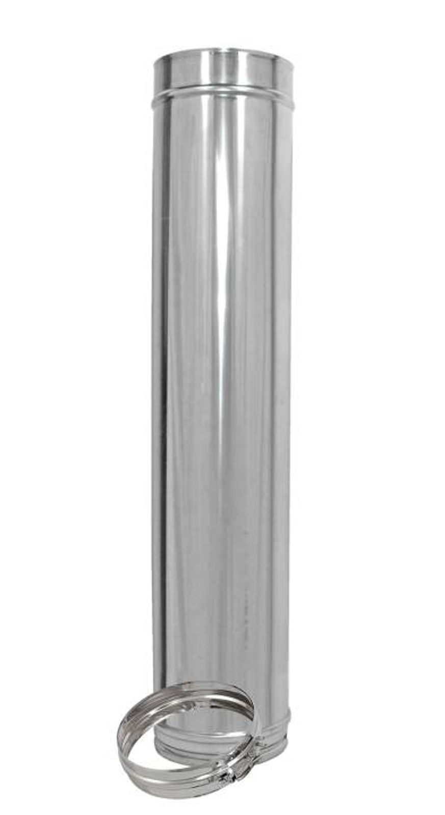 Schornstein Längenelement 1000 mm Edelstahl DW DN 100