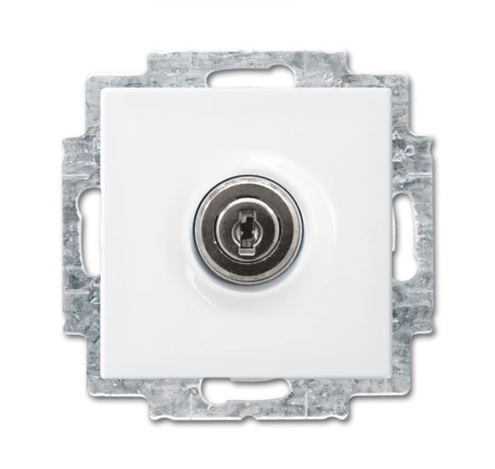 Busch-Jaeger 20 EUKBSL-914 SCHUKO® Steckdosen-Einsatz mit Klappdeckel und Schloss