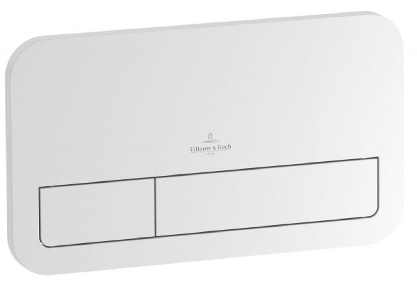 Villeroy & Boch WC-Betätigungsplatte ViConnect 145x62x253mm 2-Mengen-Spülung Black Matt