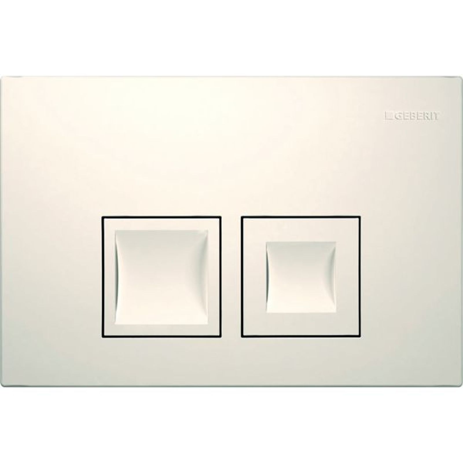 Geberit BetPl Delta35 für 2-Mengen-Spü weiß-alpin