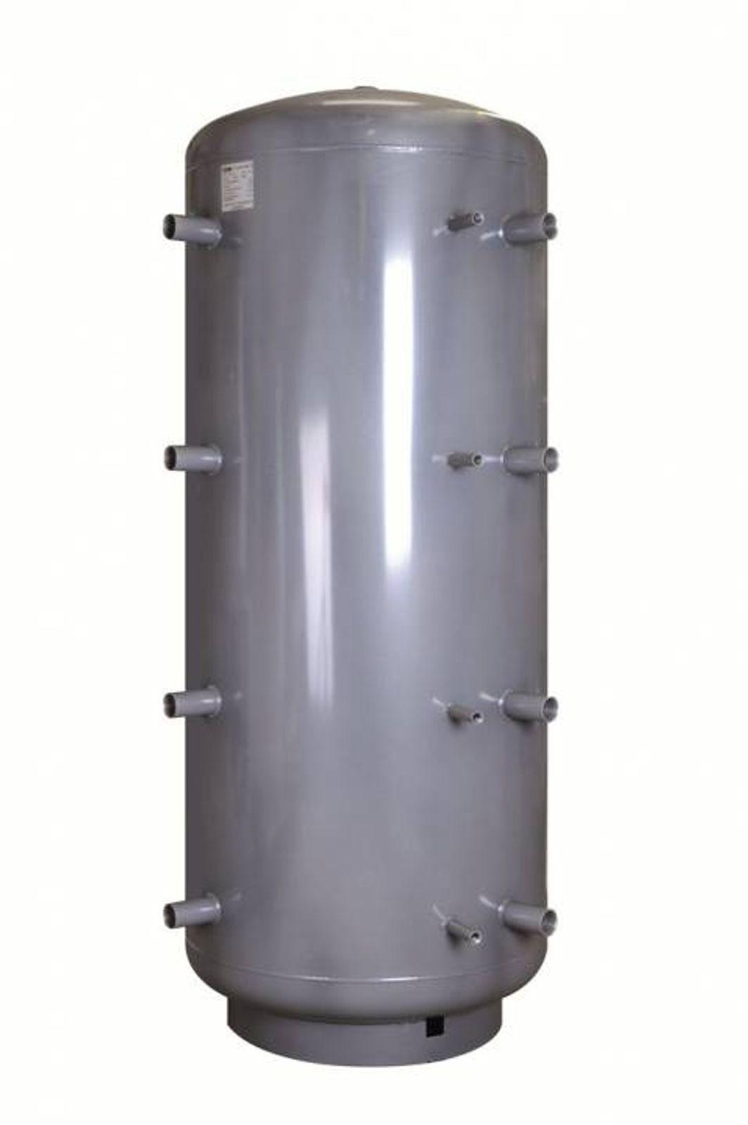 Pufferspeicher PSR 5000 Liter mit einem Rohrregister und 100 mm Isolierung