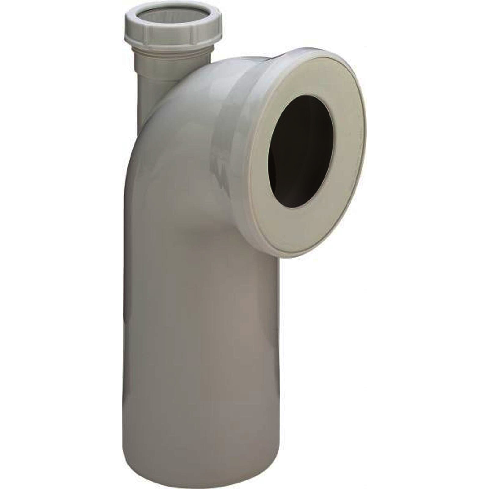 Viega Klosett-Anschlussbogen 90 Grad DN 100x230 m Anschl 40 mm weiß