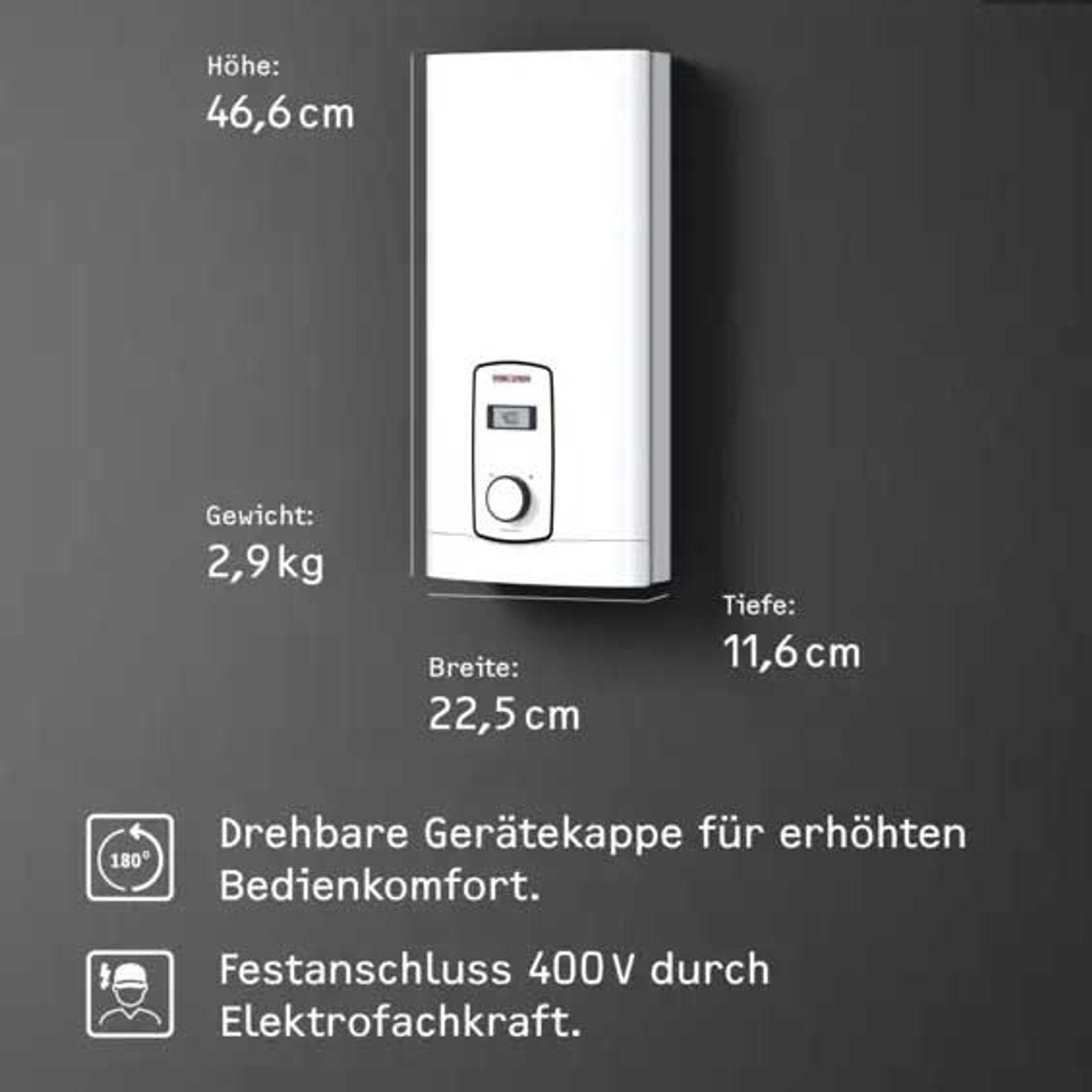 Stiebel Eltron Komfort-Durchlauferhitzer DHB-E LCD