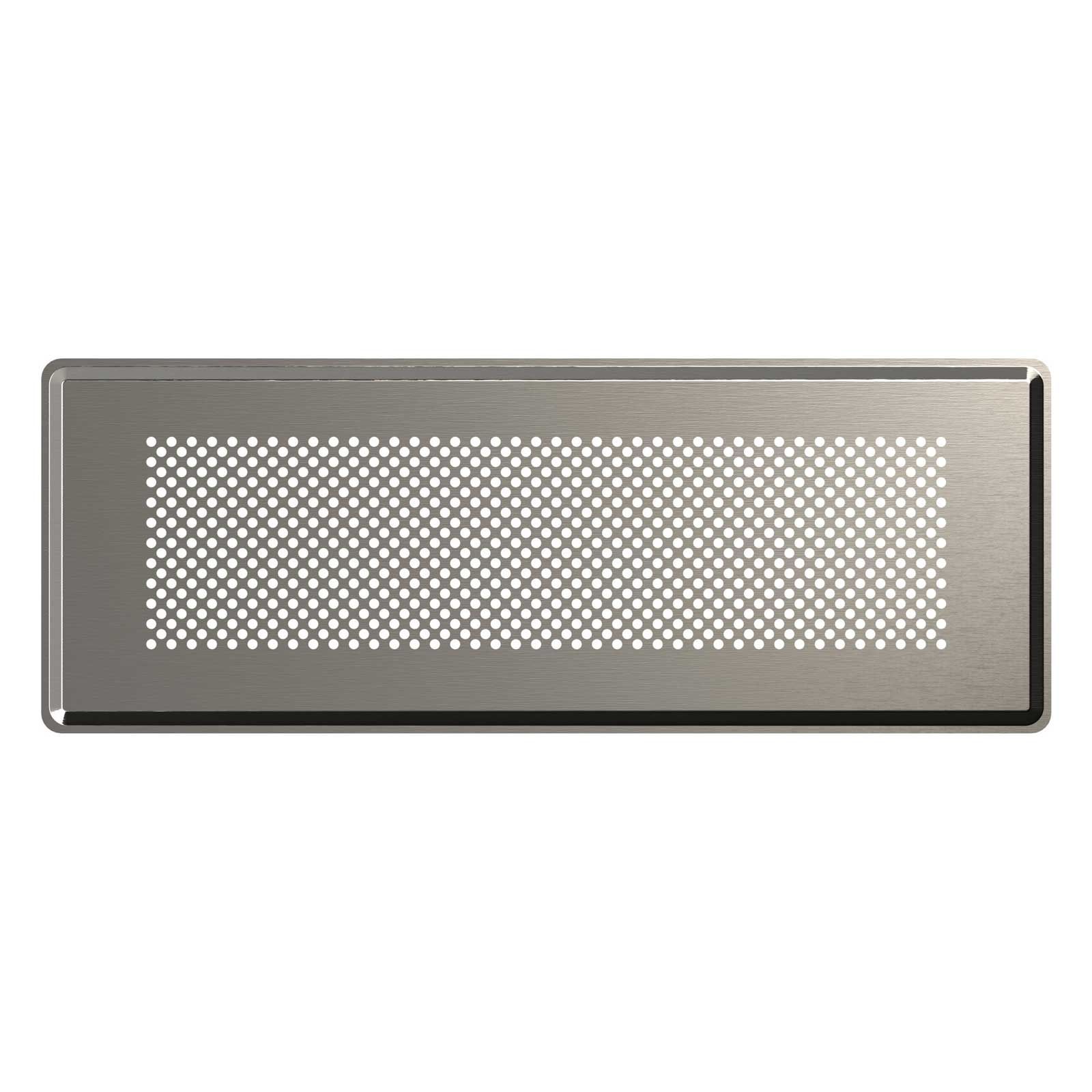 Zehnder Designgitter CLF Venezia Edelstahl