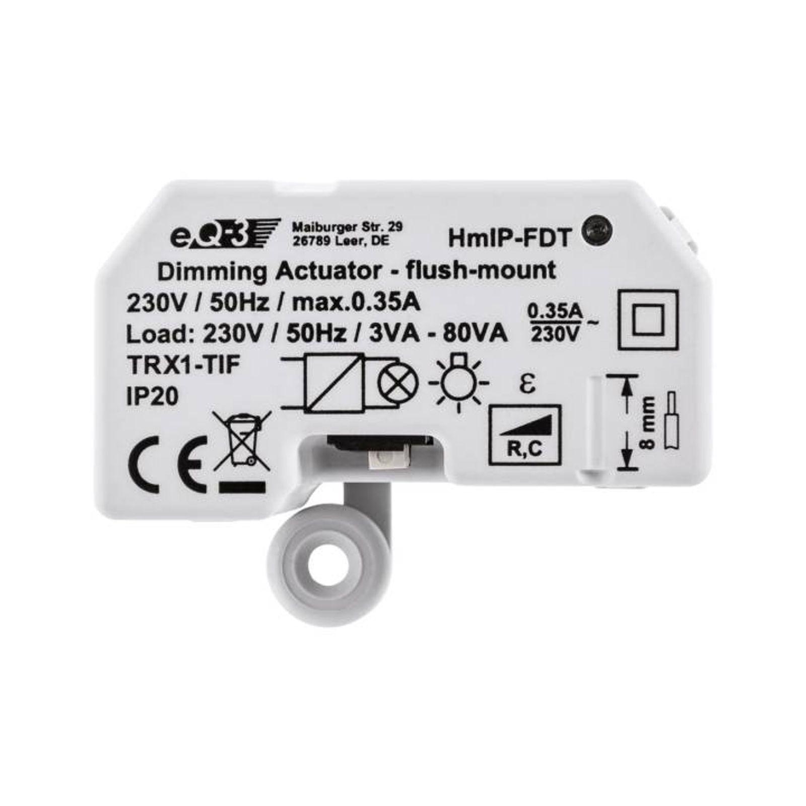 Homematic IP Smart Home Dimmaktor Unterputz - Phasenabschnitt HmIP-FDT