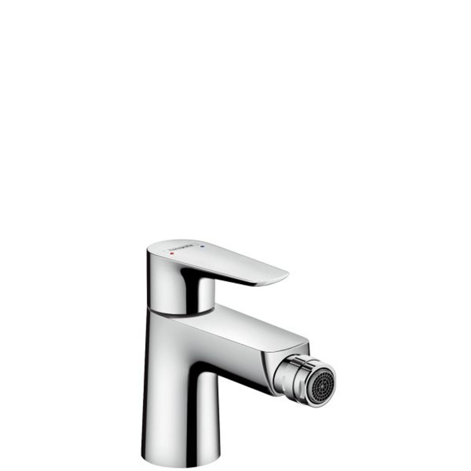 Bidetmischer Talis E mit Push-Open Ablaufgarnitur chrom