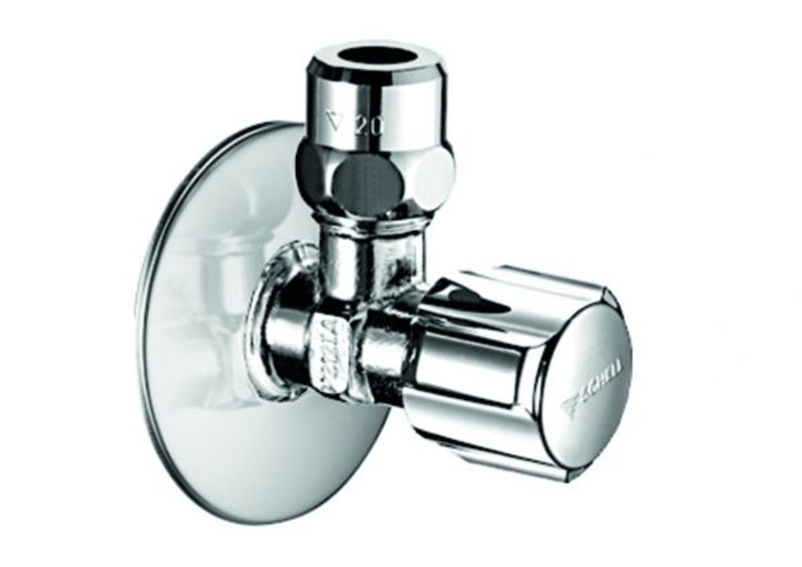 Eckventil COMFORT regulierbar, kurze Bauform, 1/2", chrom