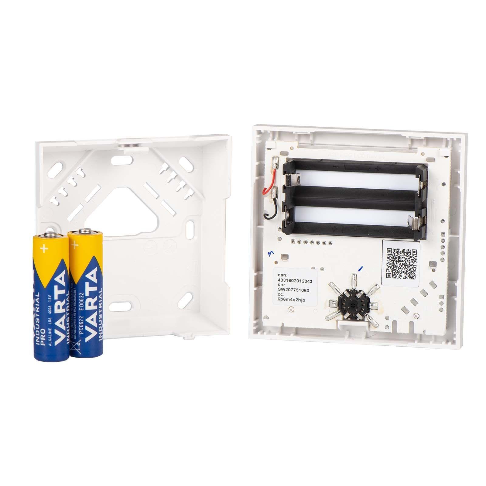 Alpha Smartware Raumbediengerät Display RDS 61011-N7, neutral, weiß