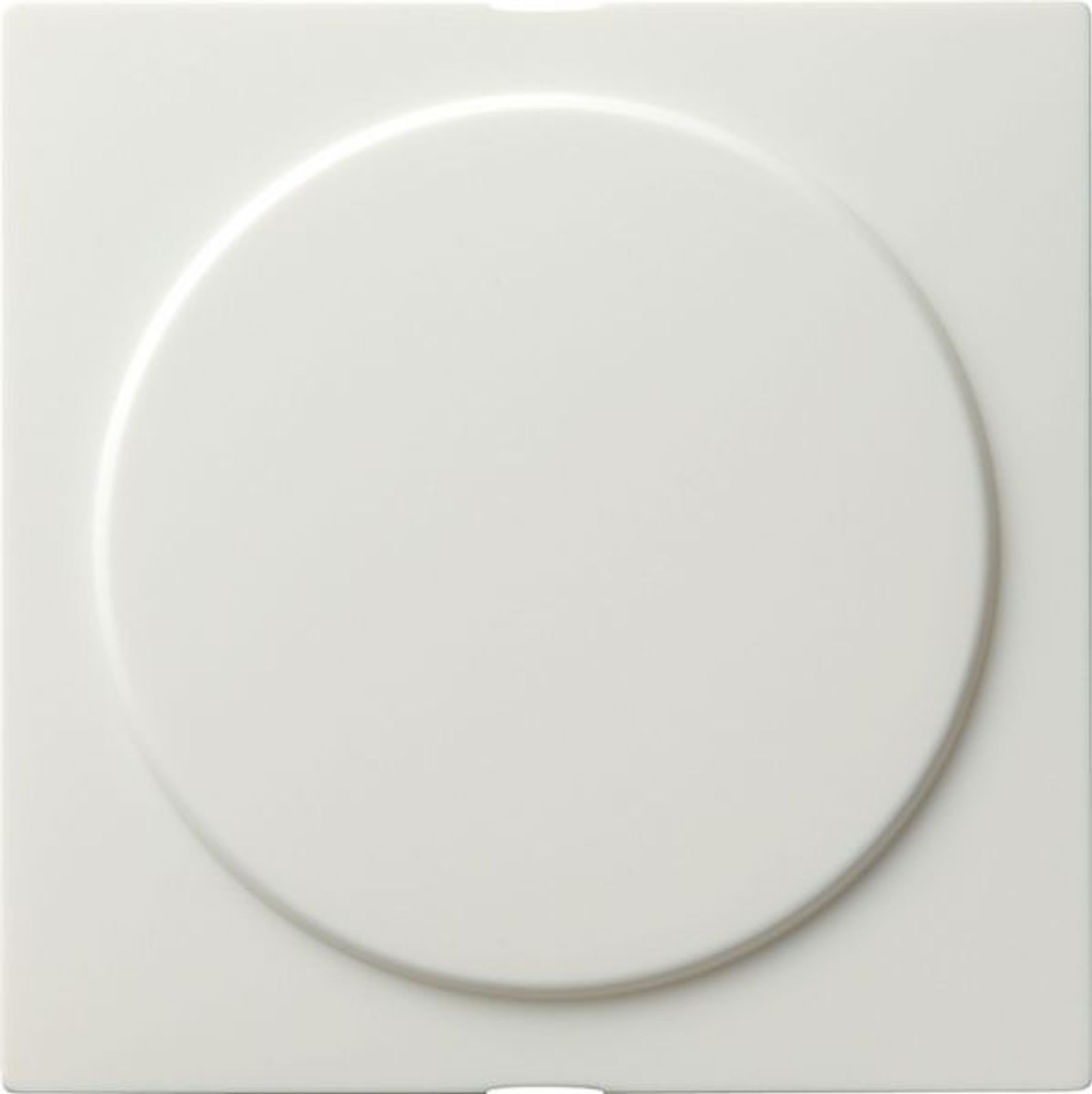 Gira Zentralplatte Blindabd reinweiß S Color 026840 Schraubbef