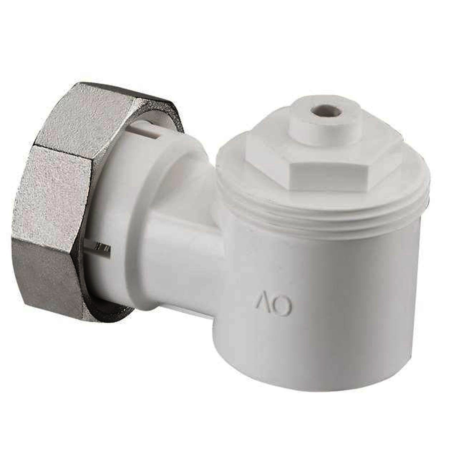 Oventrop Winkeladapter Thermostatventil Heizkörper M 30 x 1,5 weiß