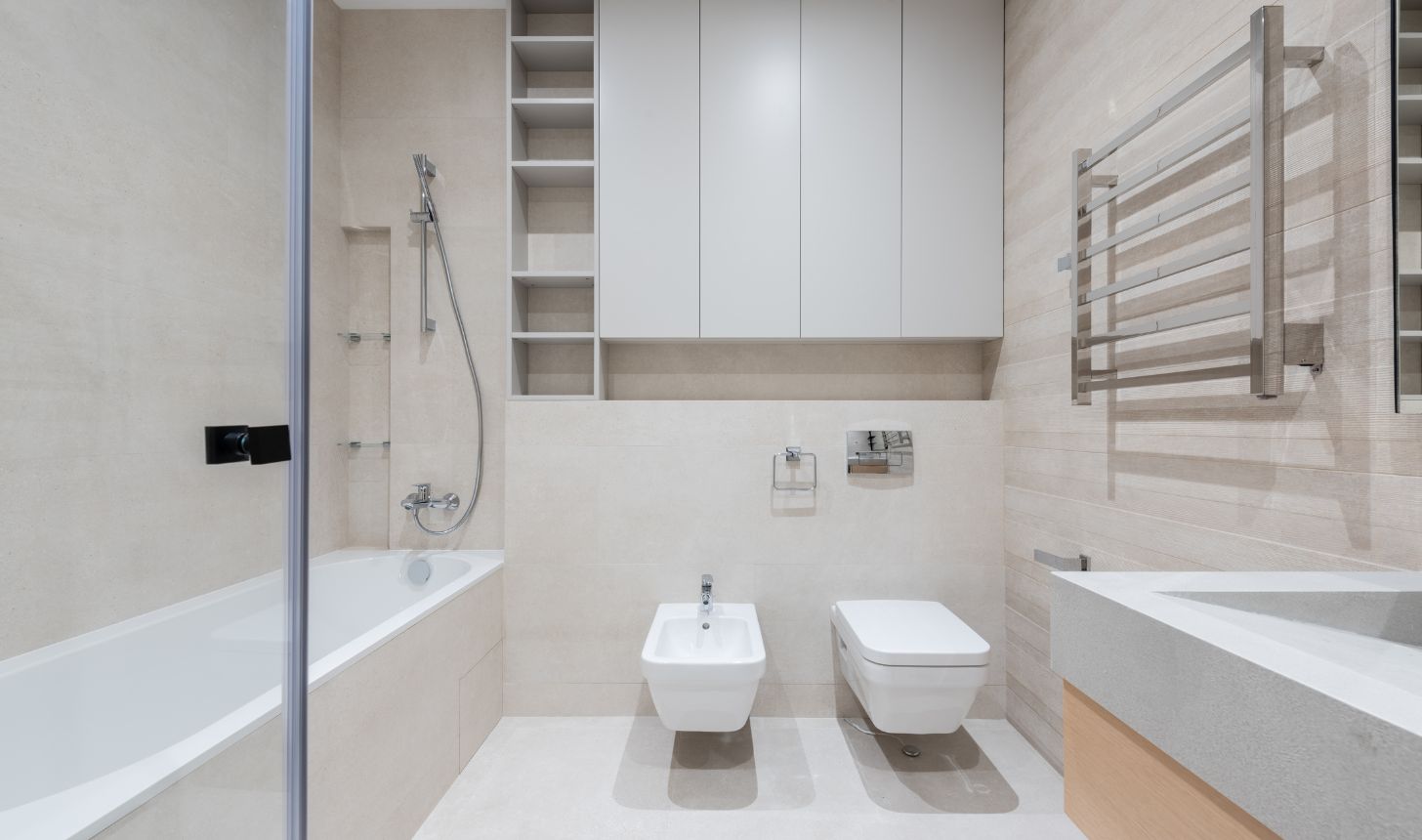Bad mit Bidet
