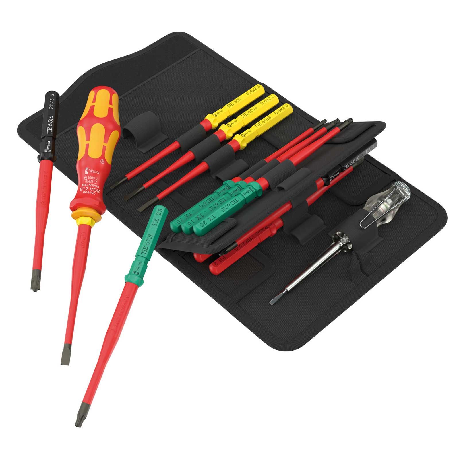 Wera Kompakt VDE 16 extra slim 1 Tool Finder, 16‑teilig