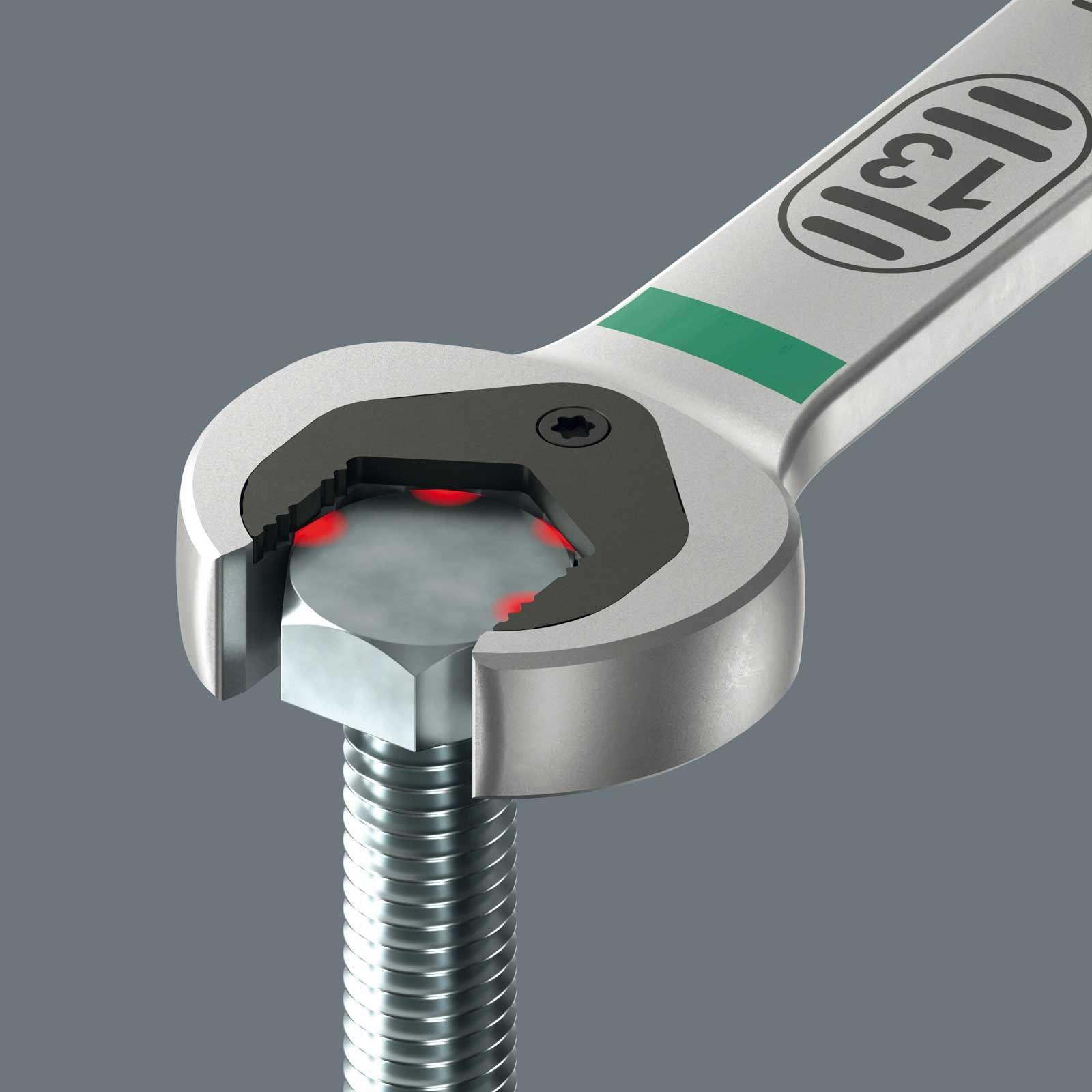 Wera 6007 Joker 5 Set 1 Maul-Ringratschenschlüssel-Satz, 5?teilig