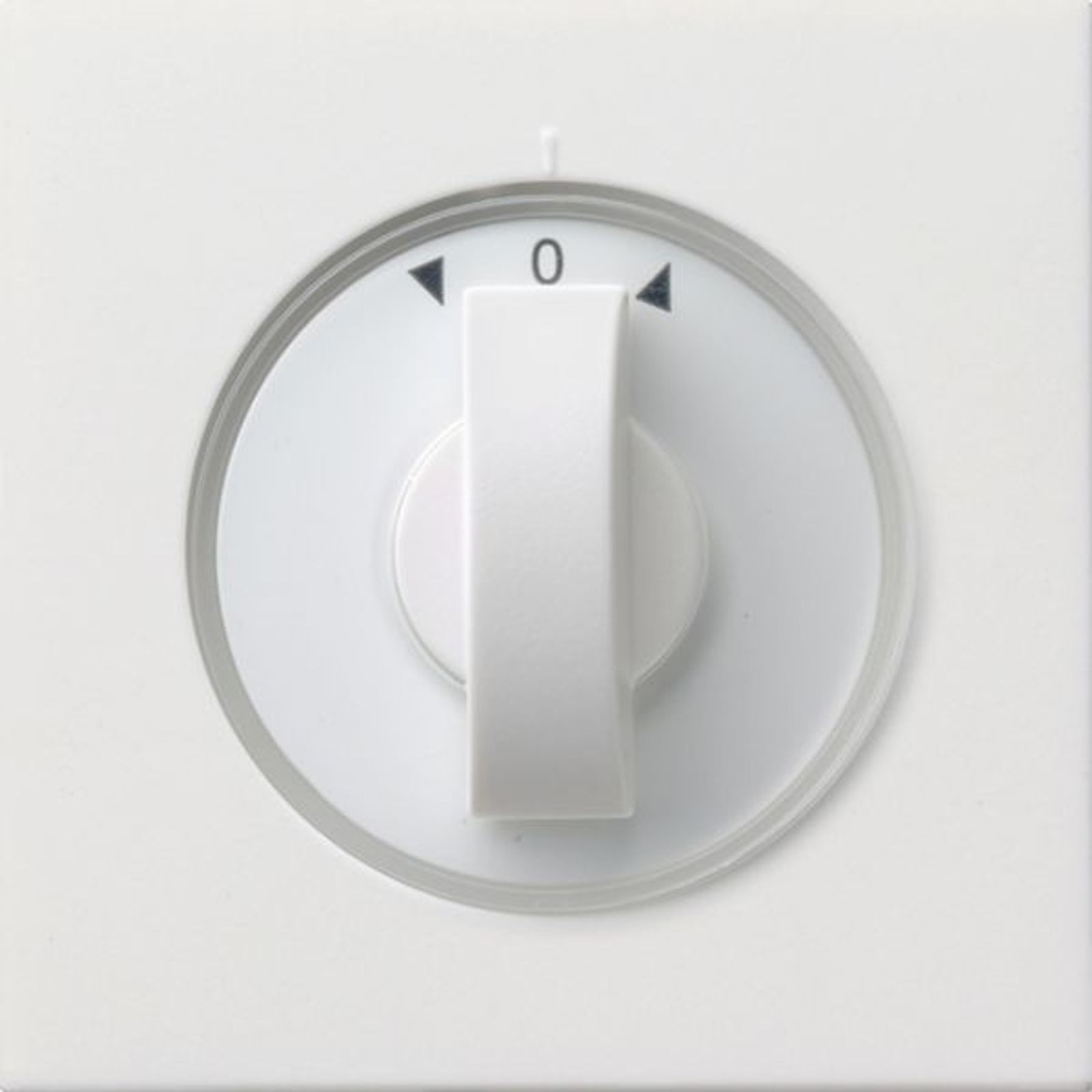 Gira Knebel Jalousie reinweiß glänzend Pfeile Fläche 0666112