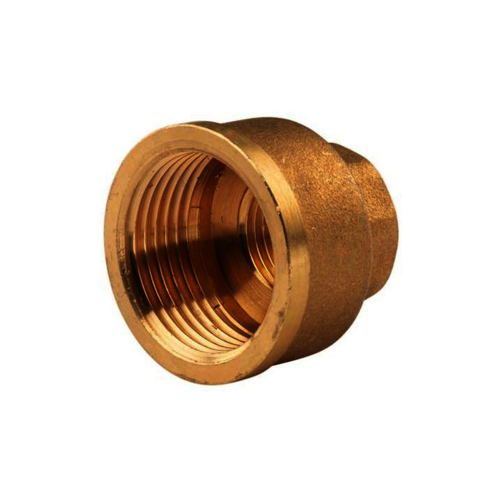 Messing Gewinde-Fitting Reduziermuffe 1"IG (DN 25) - 1/2"IG (DN 15) - schwere Ausführung