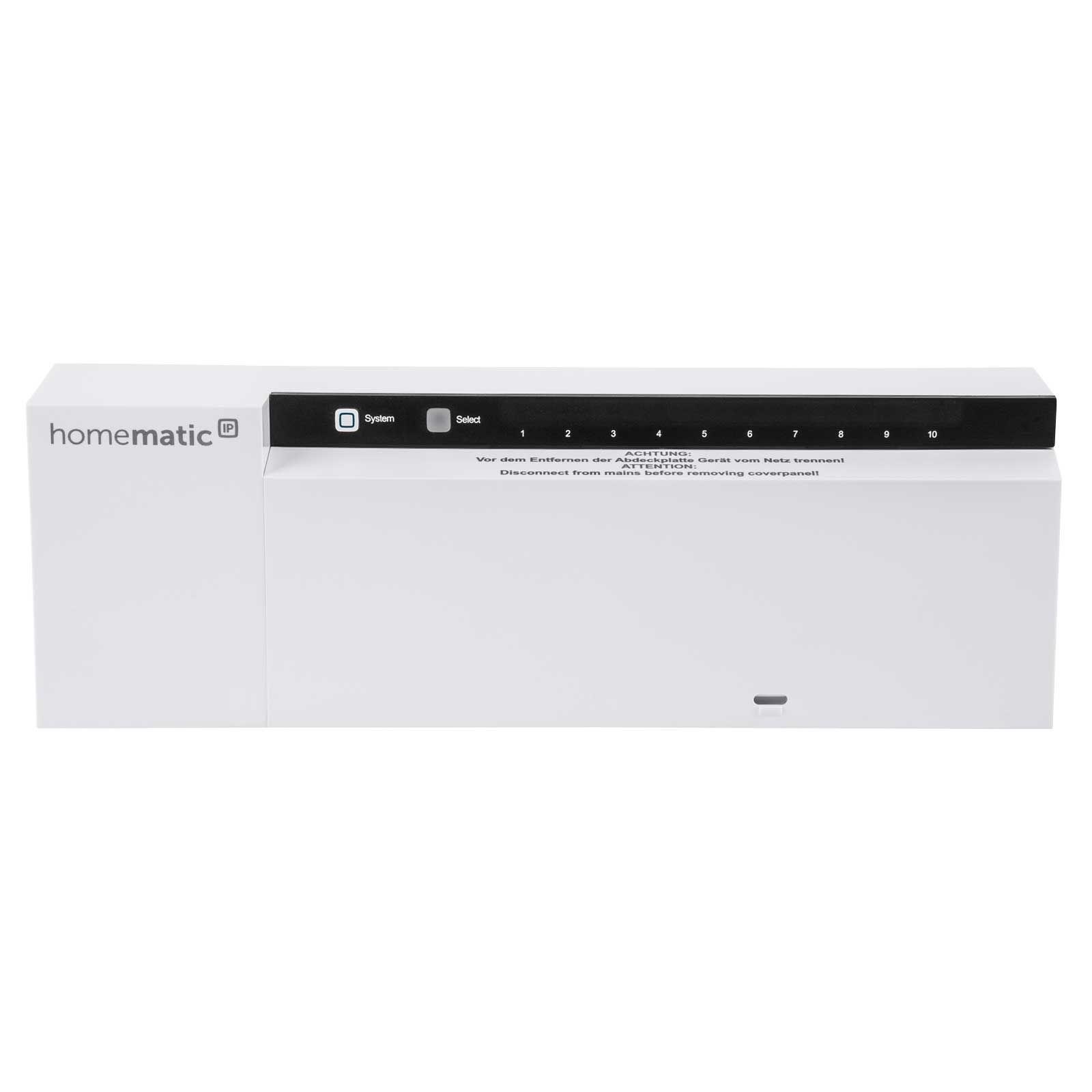 Homematic IP Smart Home Starter Set Fußbodenheizung 5 Zimmer