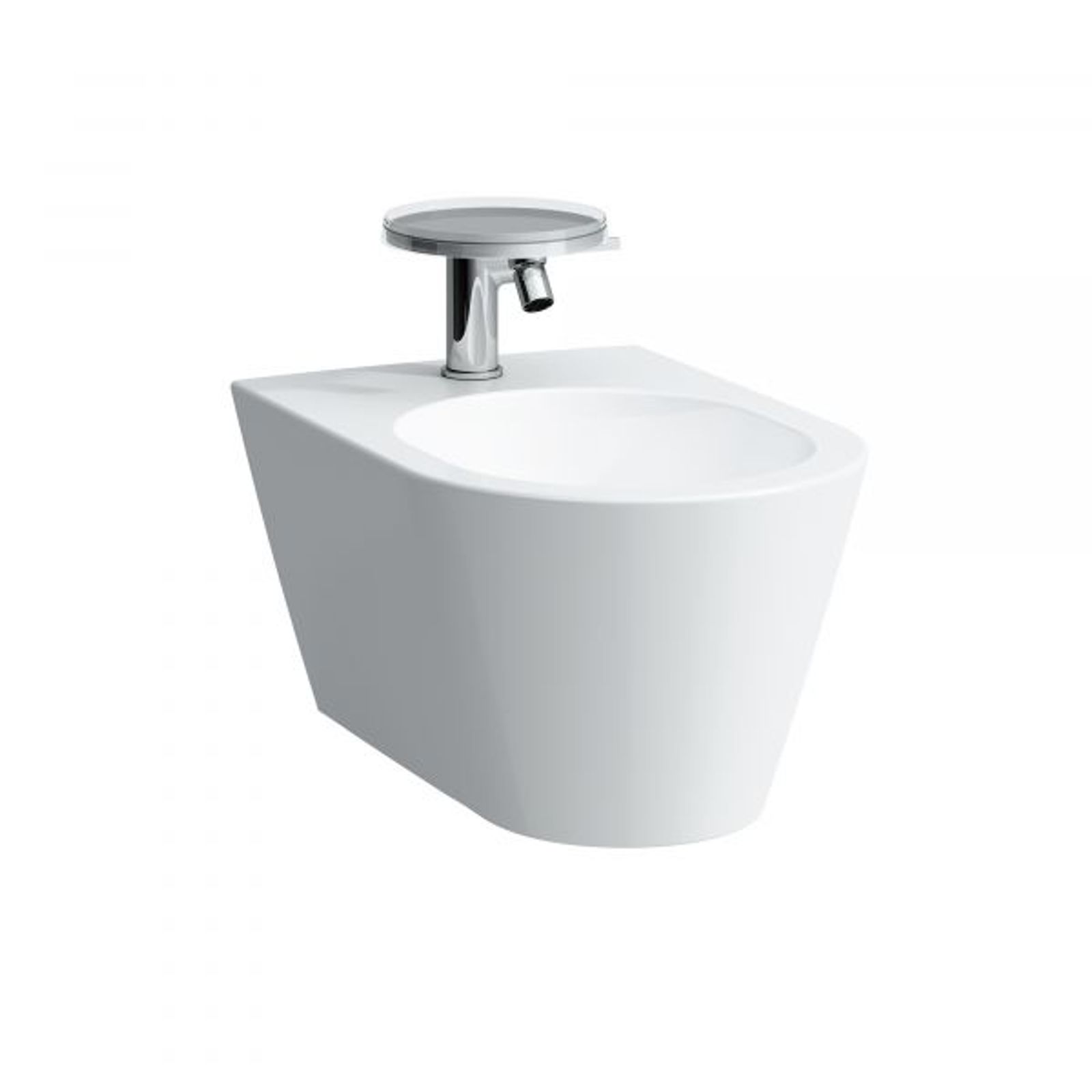 Sitzwaschbecken KARTELL 8303310003021 wandhaengend,m.Montageset weiss