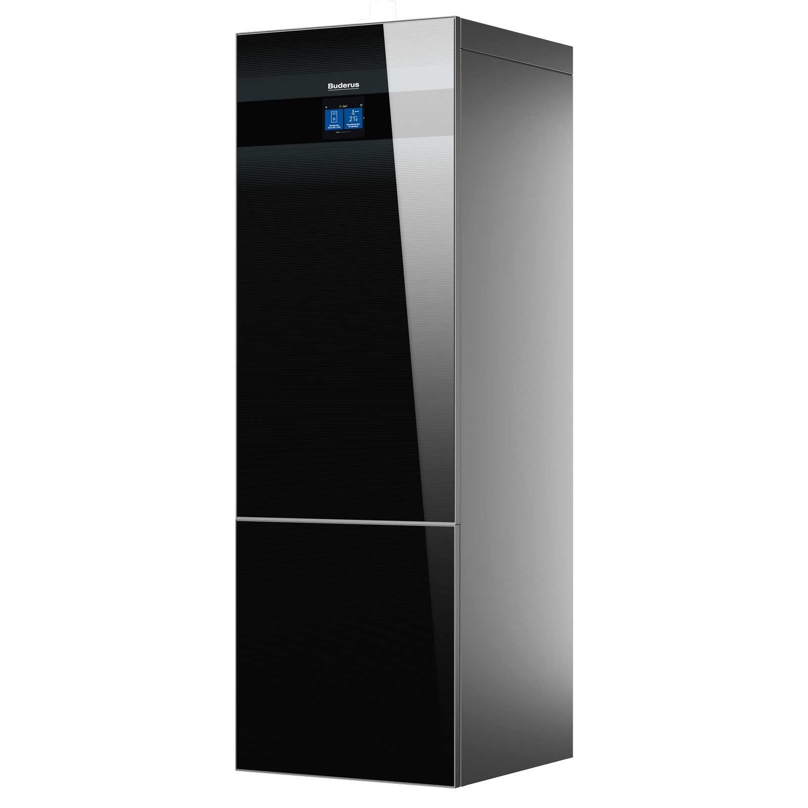 Buderus Luft-Wasser-Wärmepumpe Logaplus M WLW186i-12 AR T180 schwarz