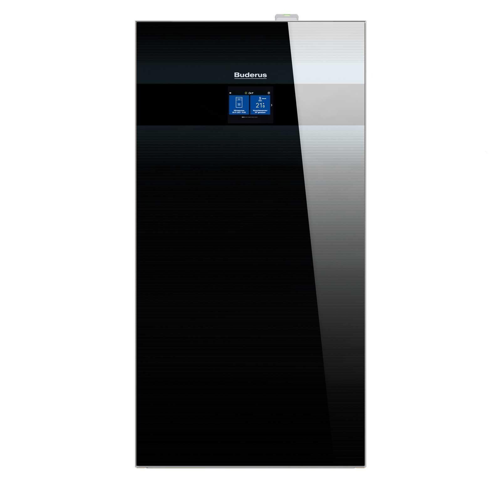 Buderus Luft-Wasser-Wärmepumpe Logaplus M WLW186i-12 AR TP70 schwarz