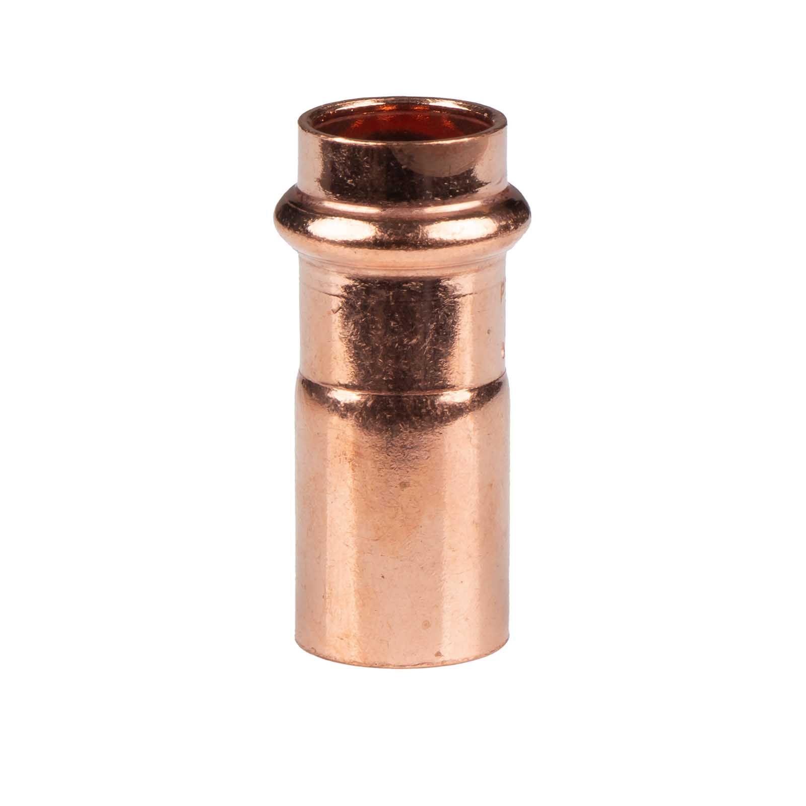 Kupfer Pressfitting Reduzierstück 22 x 18 mm V+M-Kontur DVGW